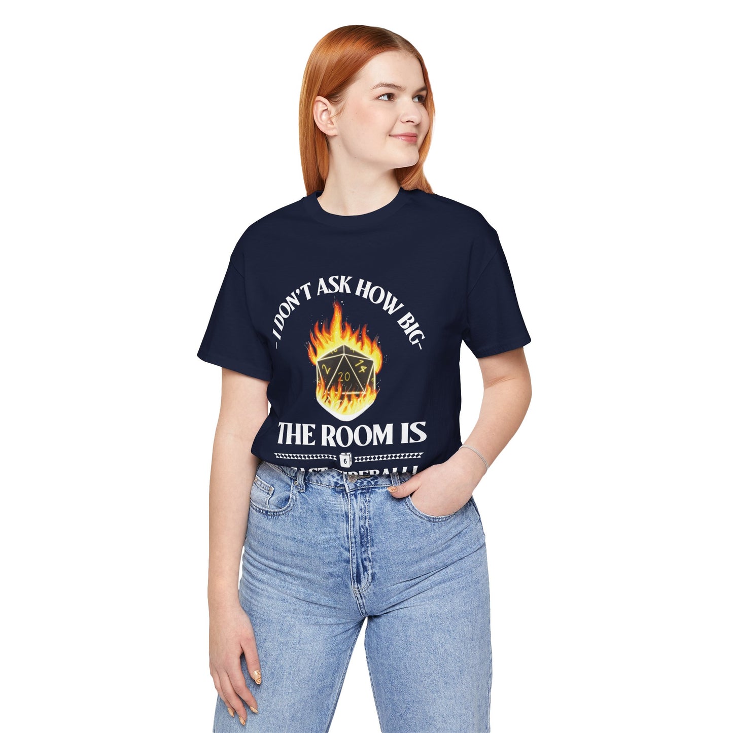 DnD, D&D, Cast fireball Unisex Tee, Introvert Meme Shirt, Funny Graphic Tee, Sarcastic T-Shirt, Humorous Top, Hilarious Quote Tee