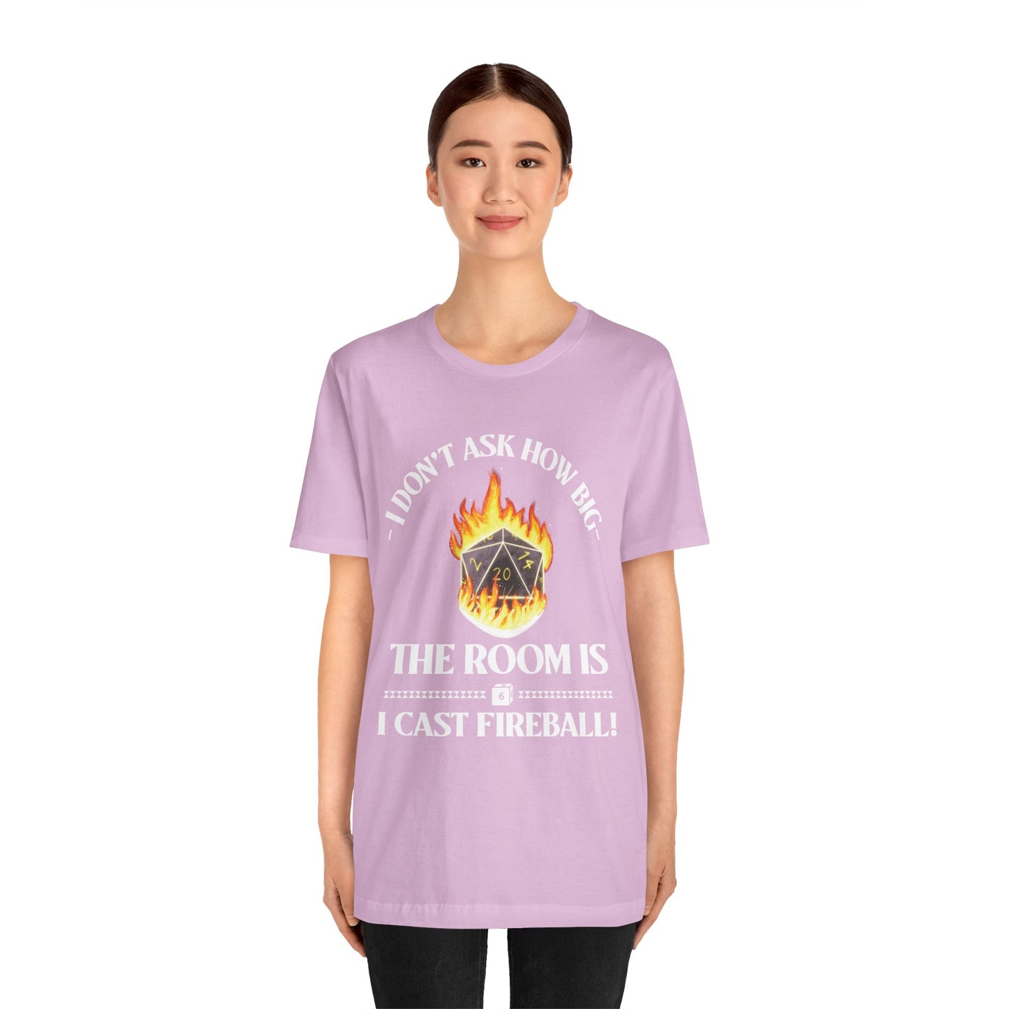 DnD, D&D, Cast fireball Unisex Tee, Introvert Meme Shirt, Funny Graphic Tee, Sarcastic T-Shirt, Humorous Top, Hilarious Quote Tee