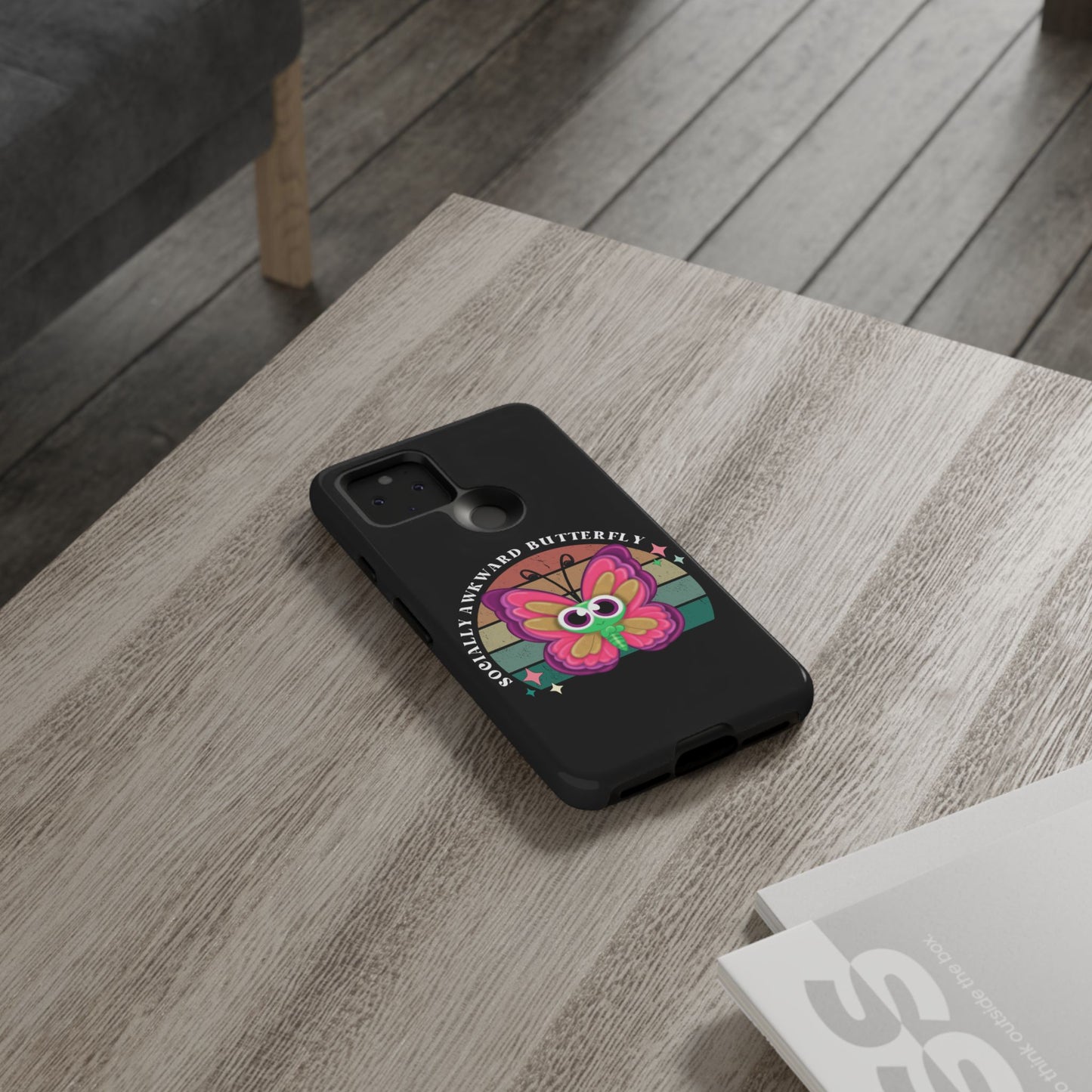 Socially Awkward Butterfly phone case Tough Cases