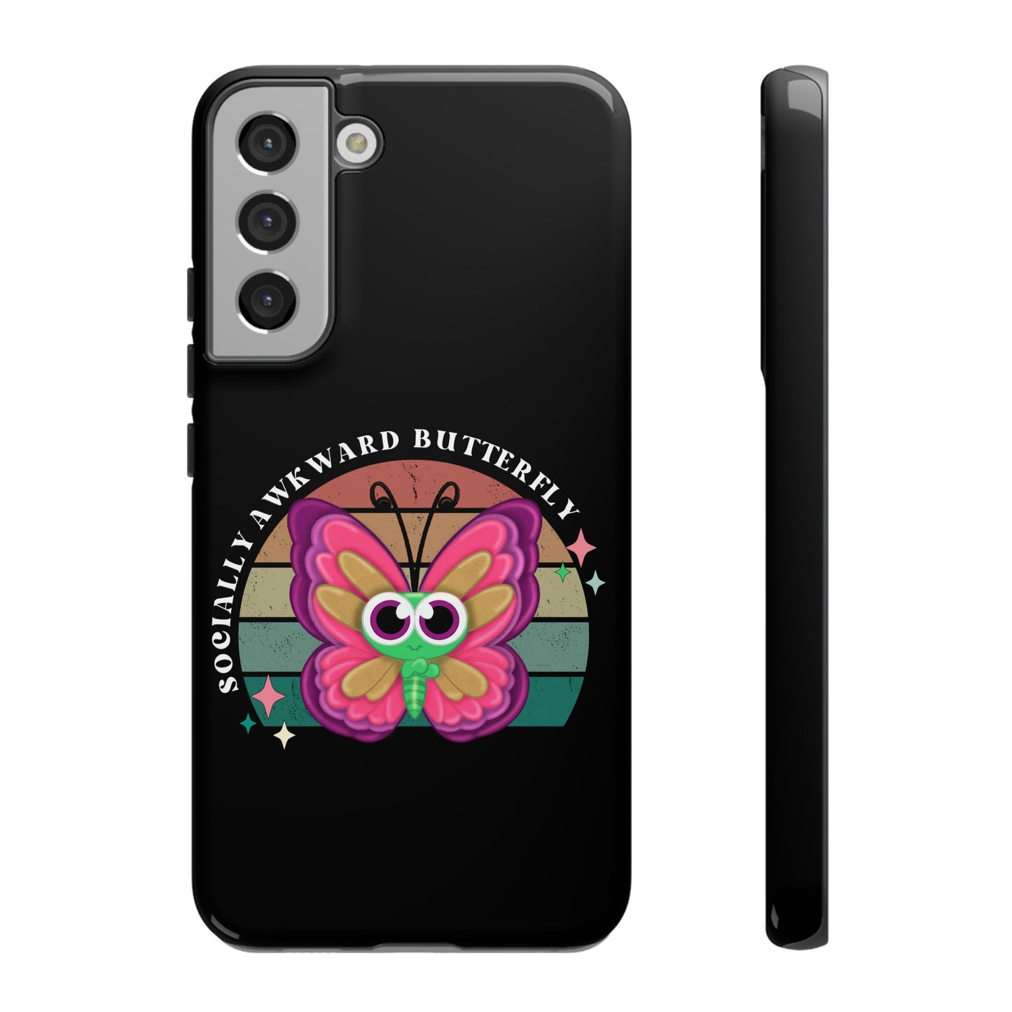 Socially Awkward Butterfly phone case Tough Cases