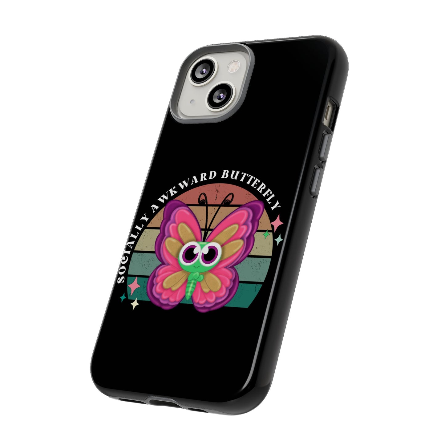 Socially Awkward Butterfly phone case Tough Cases