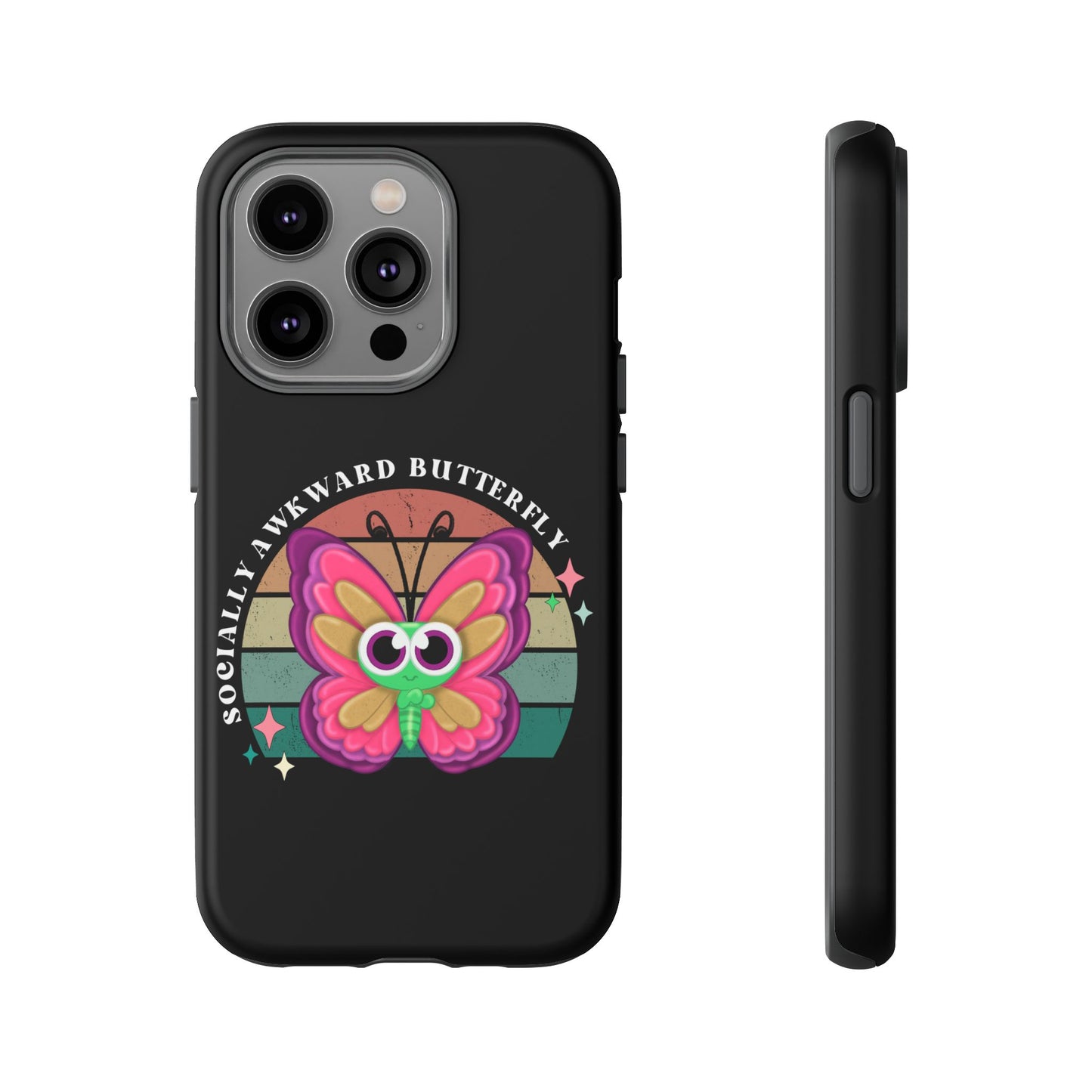 Socially Awkward Butterfly phone case Tough Cases
