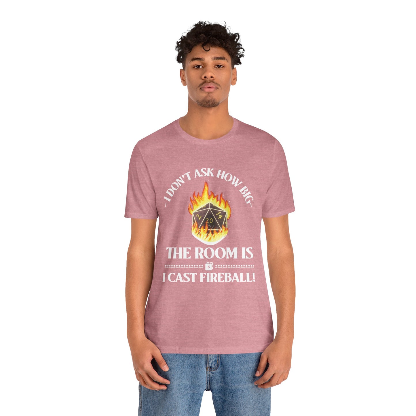 DnD, D&D, Cast fireball Unisex Tee, Introvert Meme Shirt, Funny Graphic Tee, Sarcastic T-Shirt, Humorous Top, Hilarious Quote Tee