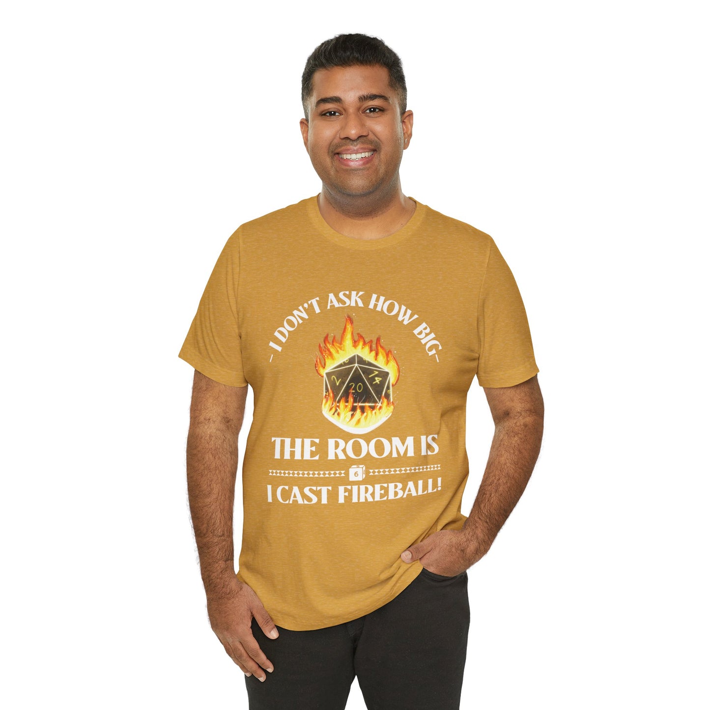 DnD, D&D, Cast fireball Unisex Tee, Introvert Meme Shirt, Funny Graphic Tee, Sarcastic T-Shirt, Humorous Top, Hilarious Quote Tee