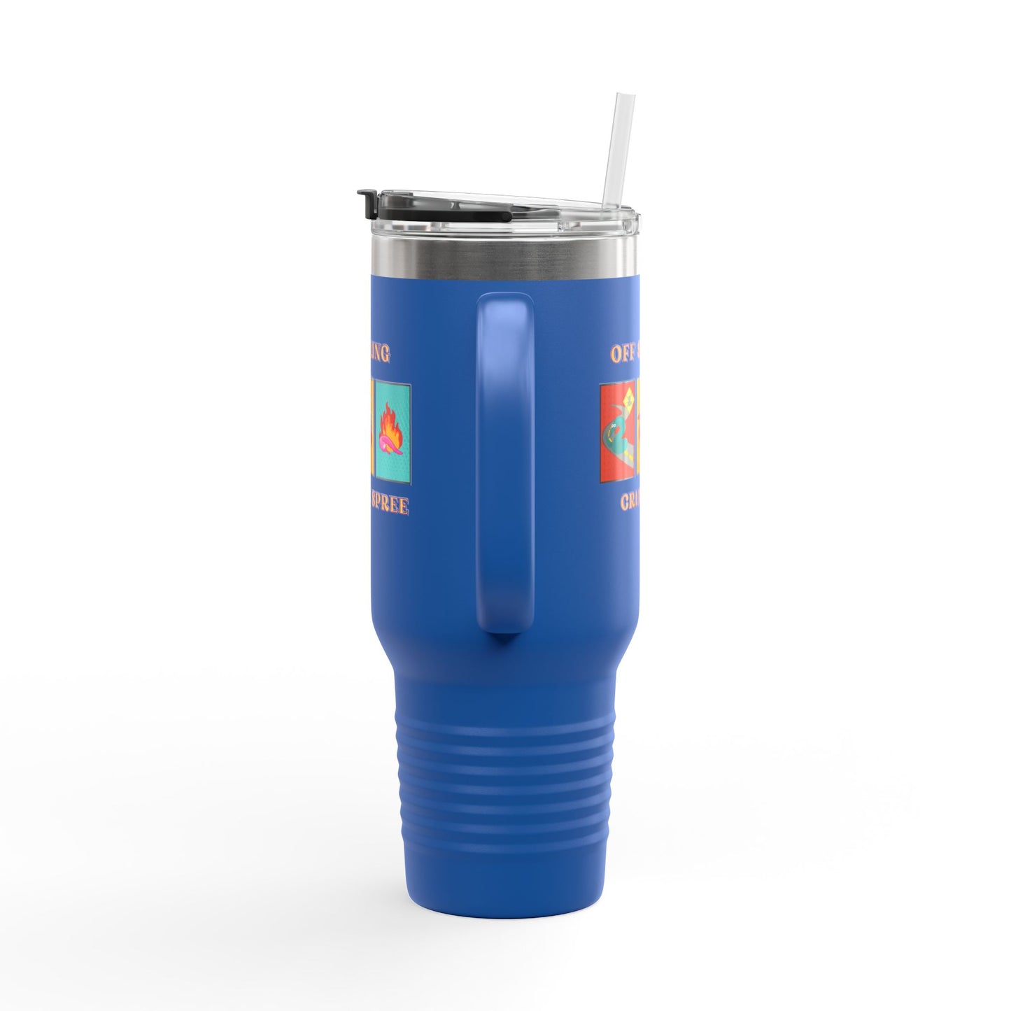 Worm off the String, Crime Spree, Insulated Travel Mug, 40oz