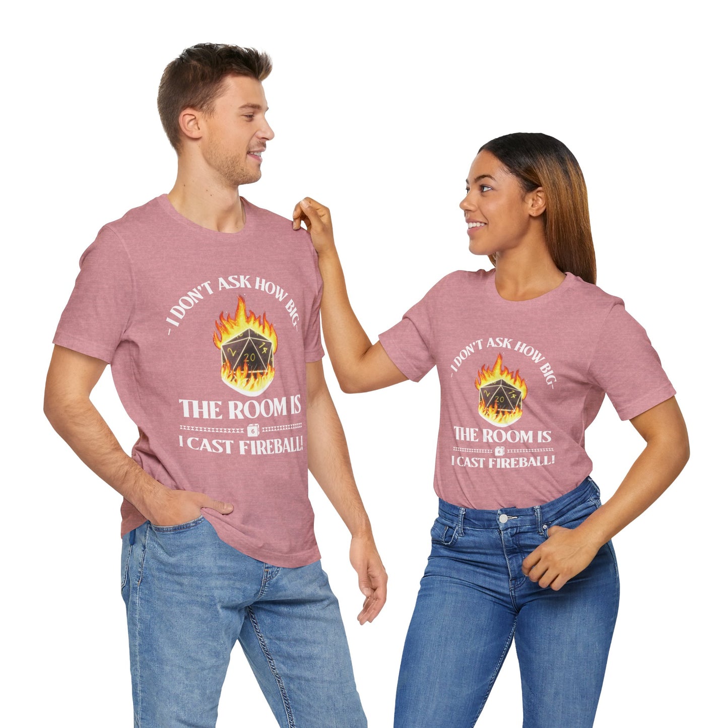 DnD, D&D, Cast fireball Unisex Tee, Introvert Meme Shirt, Funny Graphic Tee, Sarcastic T-Shirt, Humorous Top, Hilarious Quote Tee