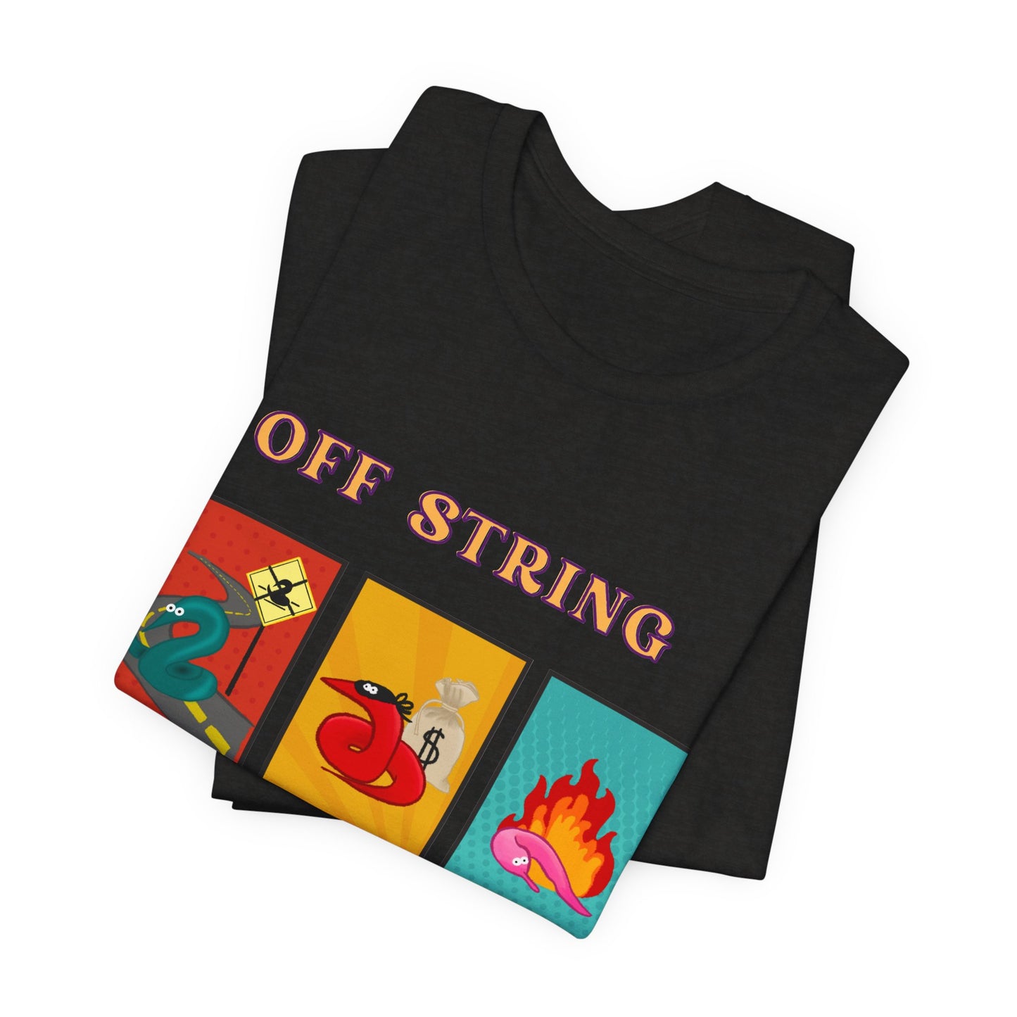 Worm on the String, Worm off the String, Crime Spree, Unisex Jersey Short Sleeve Tee