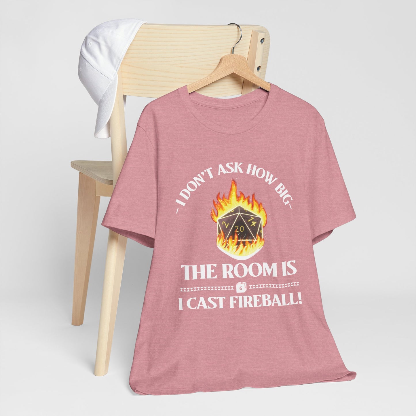 DnD, D&D, Cast fireball Unisex Tee, Introvert Meme Shirt, Funny Graphic Tee, Sarcastic T-Shirt, Humorous Top, Hilarious Quote Tee