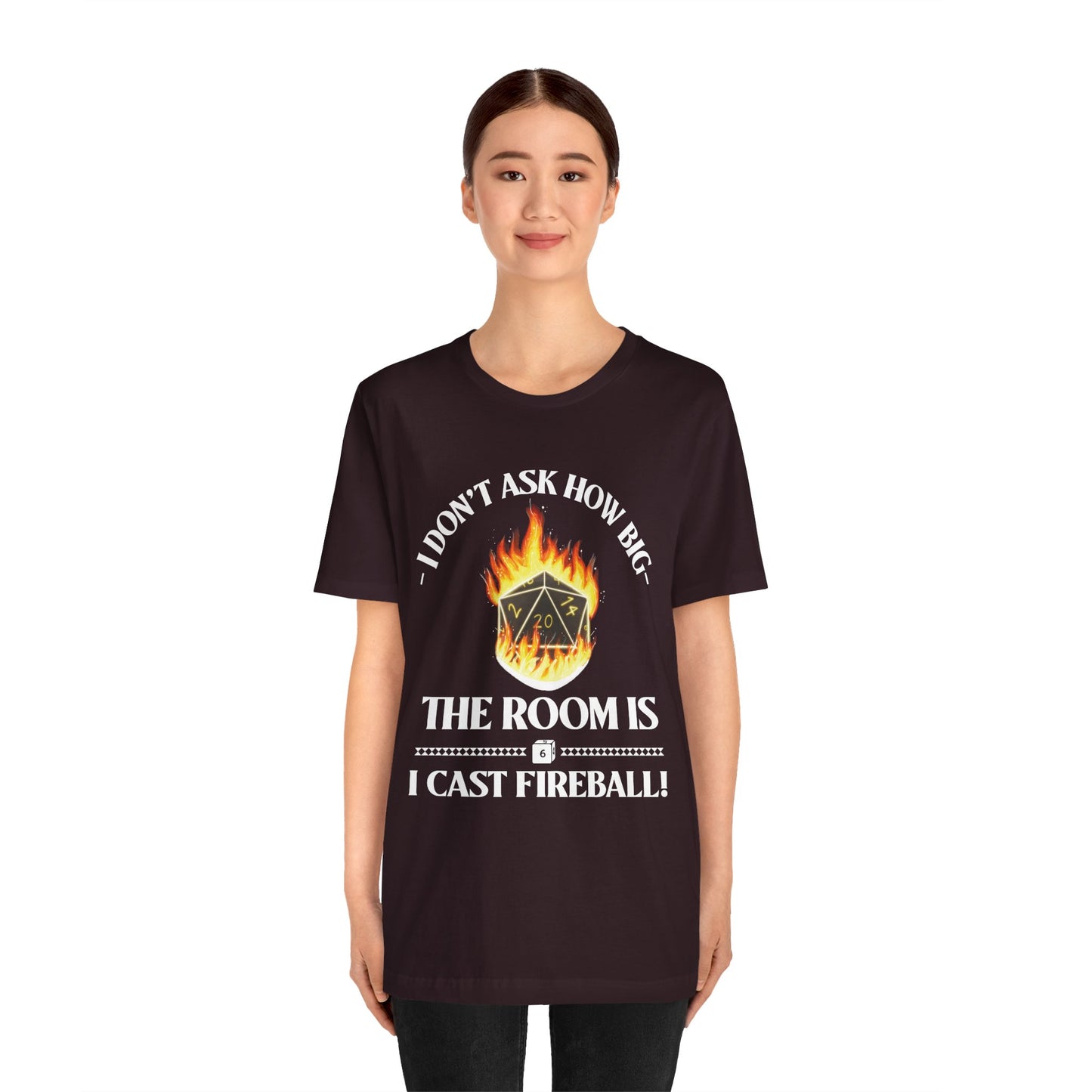 DnD, D&D, Cast fireball Unisex Tee, Introvert Meme Shirt, Funny Graphic Tee, Sarcastic T-Shirt, Humorous Top, Hilarious Quote Tee