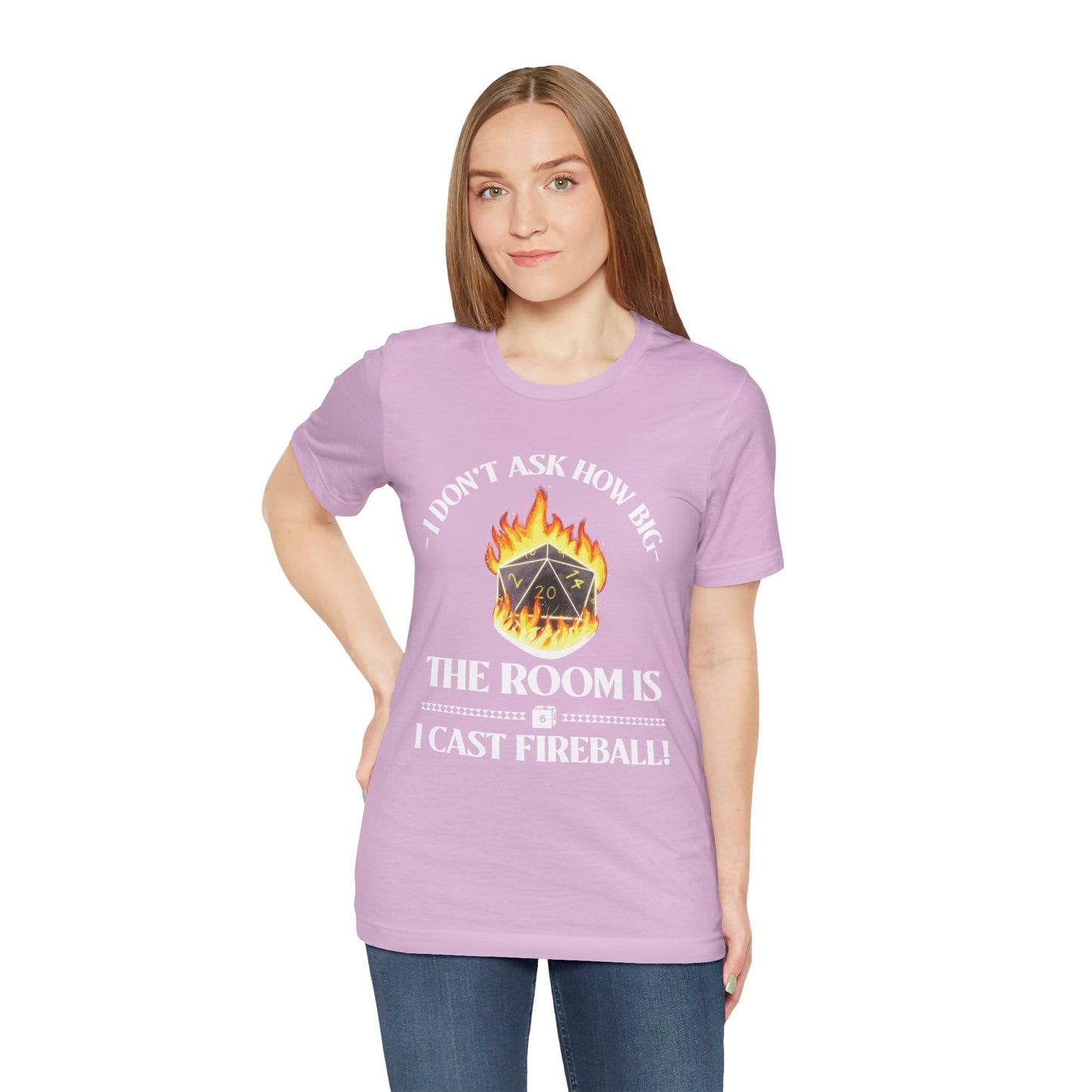 DnD, D&D, Cast fireball Unisex Tee, Introvert Meme Shirt, Funny Graphic Tee, Sarcastic T-Shirt, Humorous Top, Hilarious Quote Tee