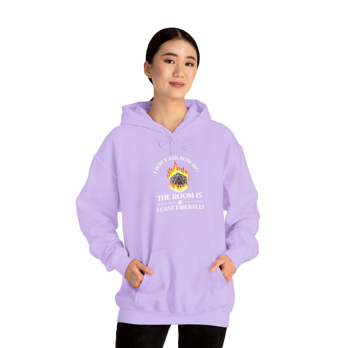 Hoodie - dnd Cast Fireball Design