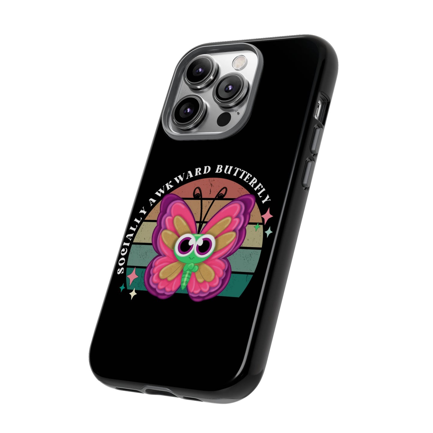 Socially Awkward Butterfly phone case Tough Cases