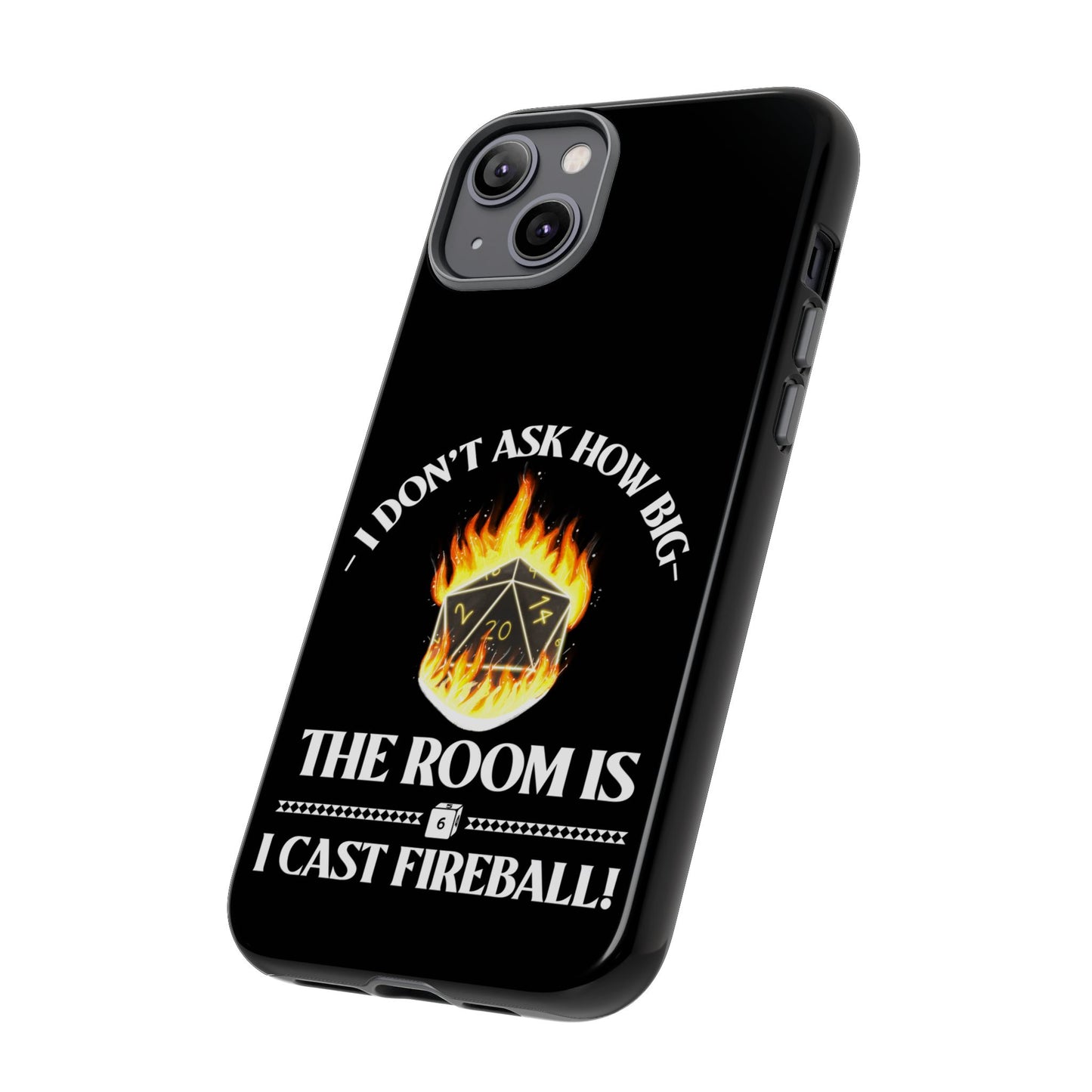 Phone Cases - d&d spell cast fireball