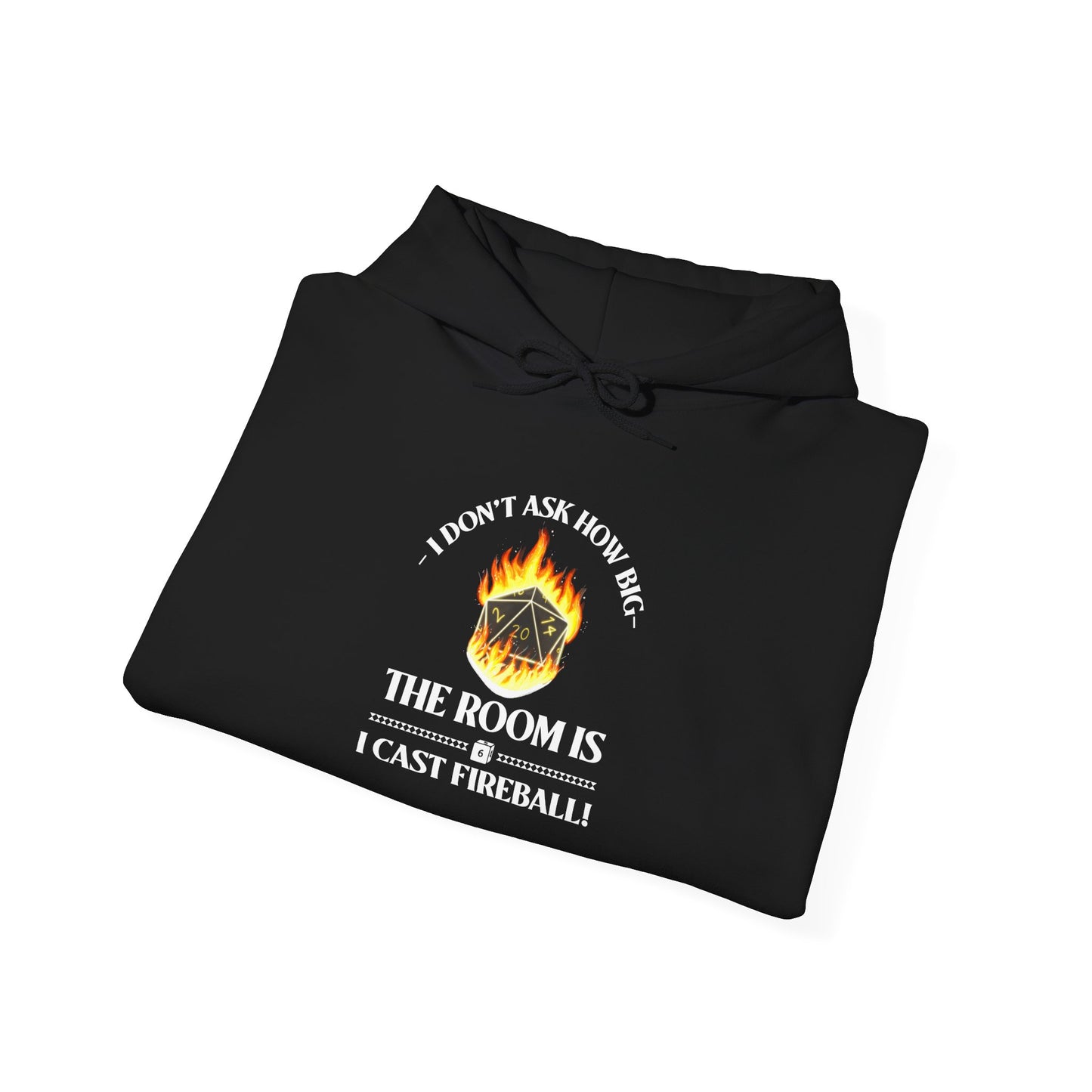 Hoodie - dnd Cast Fireball Design