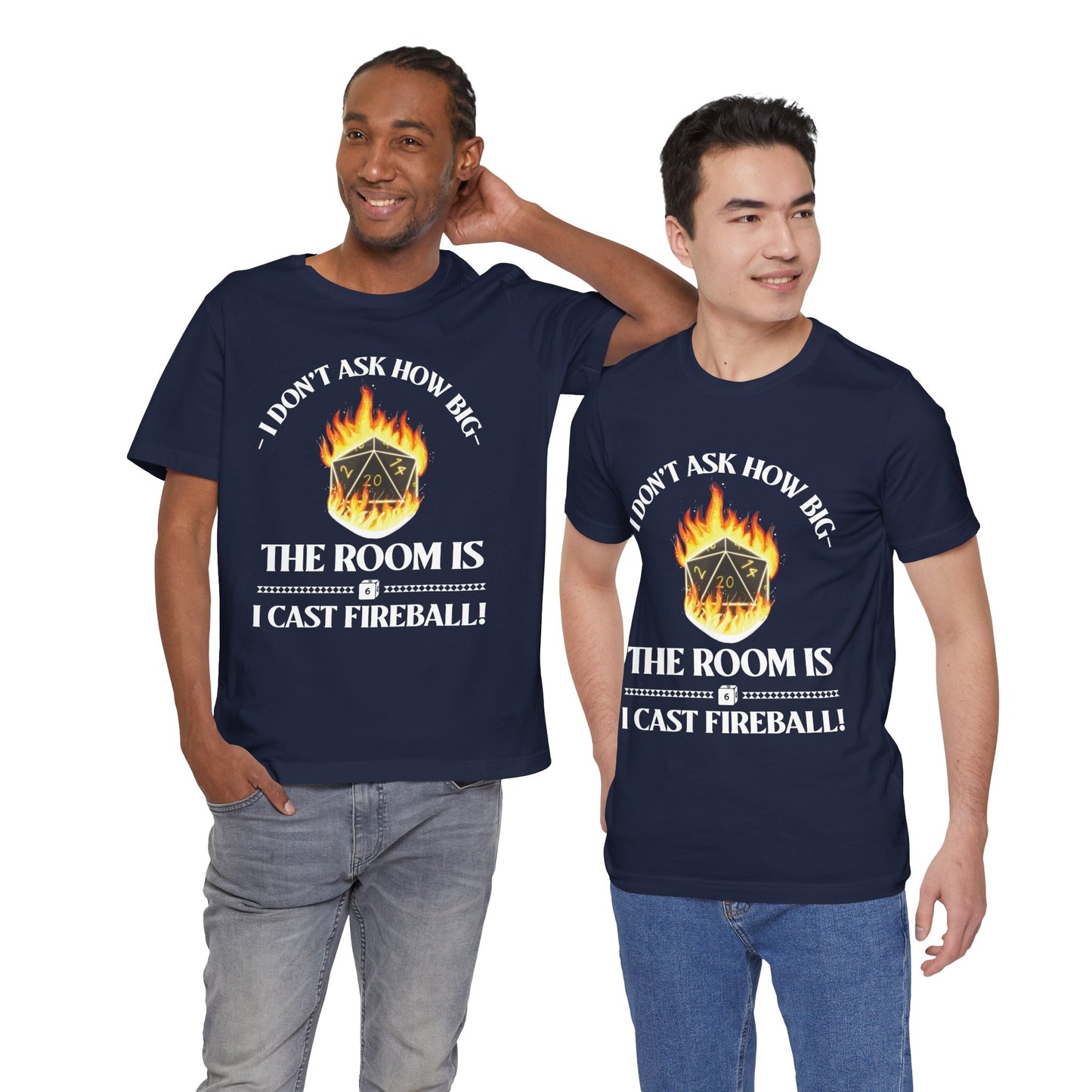 DnD, D&D, Cast fireball Unisex Tee, Introvert Meme Shirt, Funny Graphic Tee, Sarcastic T-Shirt, Humorous Top, Hilarious Quote Tee