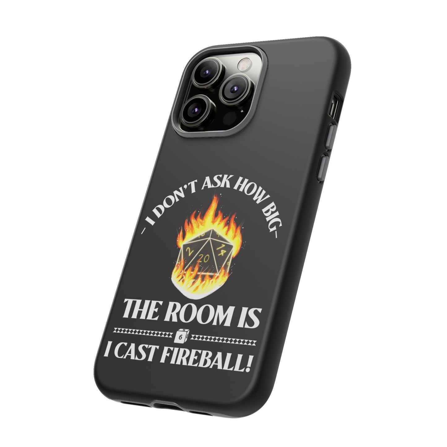 Phone Cases - d&d spell cast fireball