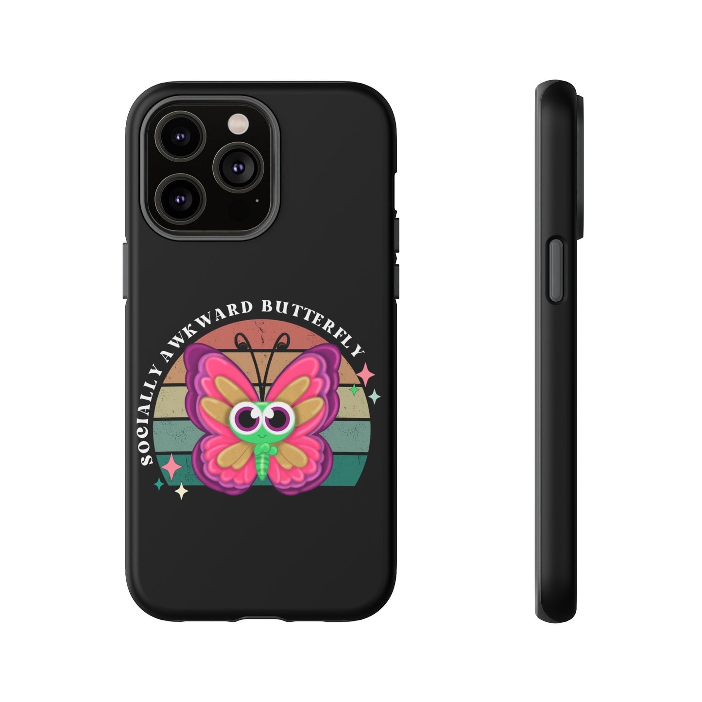 Socially Awkward Butterfly phone case Tough Cases