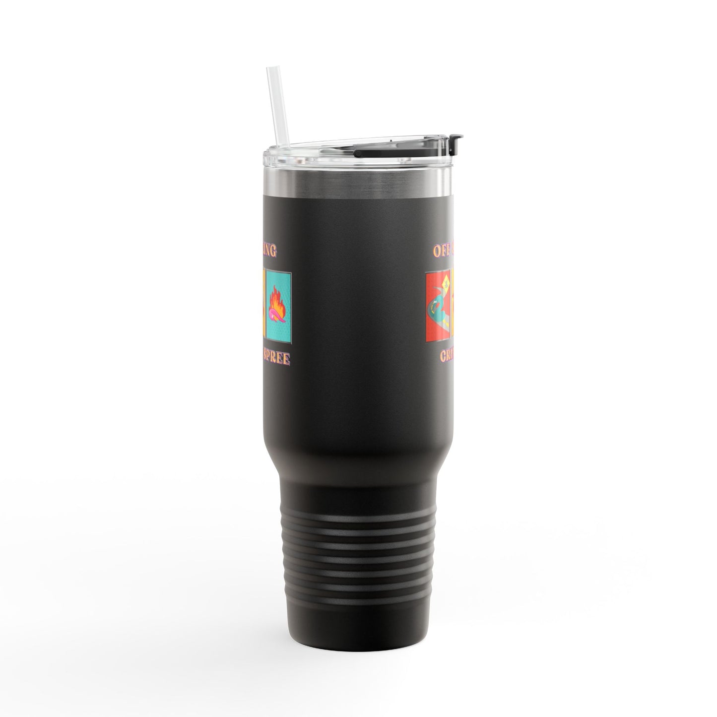 Worm off the String, Crime Spree, Insulated Travel Mug, 40oz