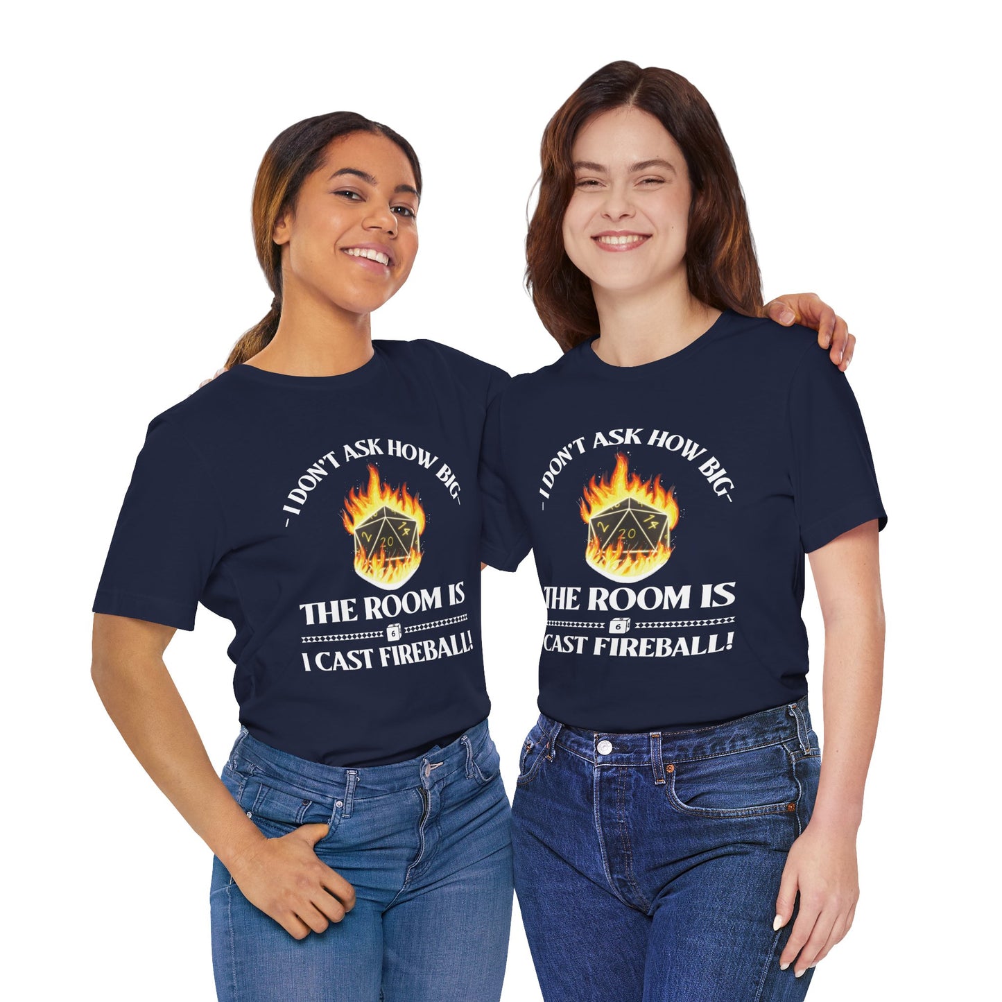 DnD, D&D, Cast fireball Unisex Tee, Introvert Meme Shirt, Funny Graphic Tee, Sarcastic T-Shirt, Humorous Top, Hilarious Quote Tee