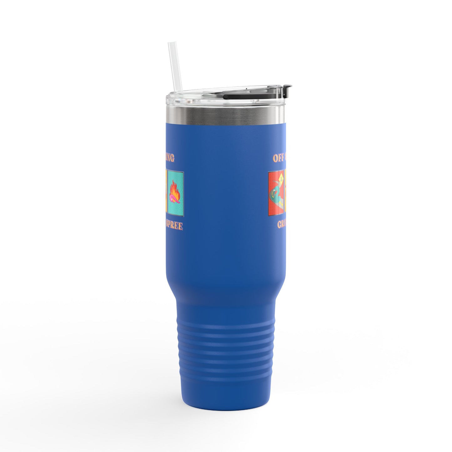 Worm off the String, Crime Spree, Insulated Travel Mug, 40oz