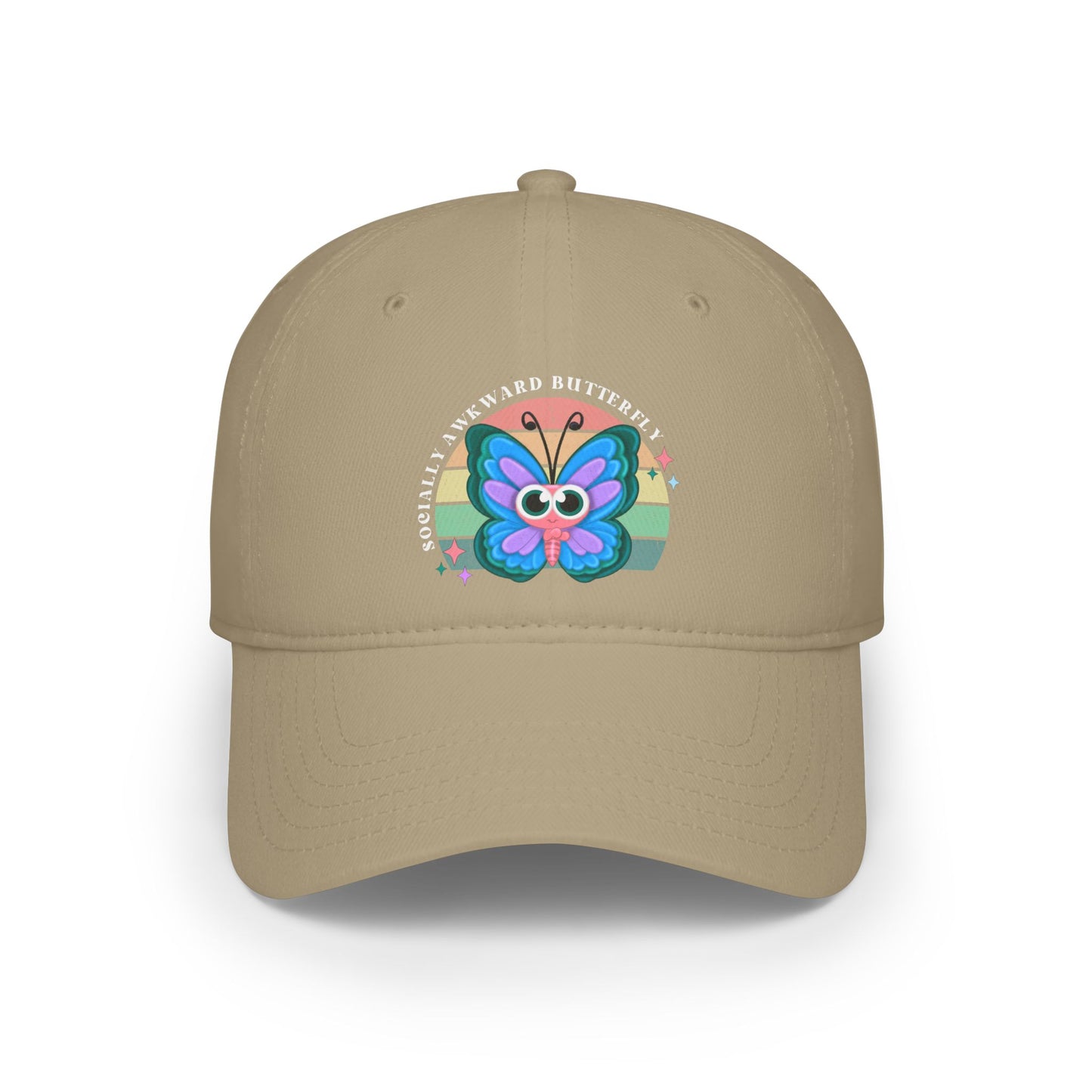 Socially Awkward Butterfly, OTTO, hat, Low Profile Baseball Cap