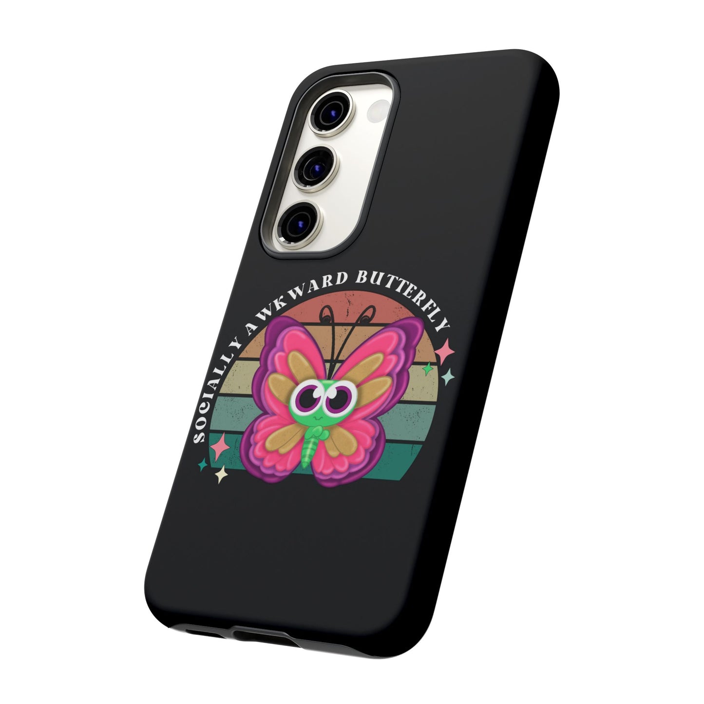 Socially Awkward Butterfly phone case Tough Cases