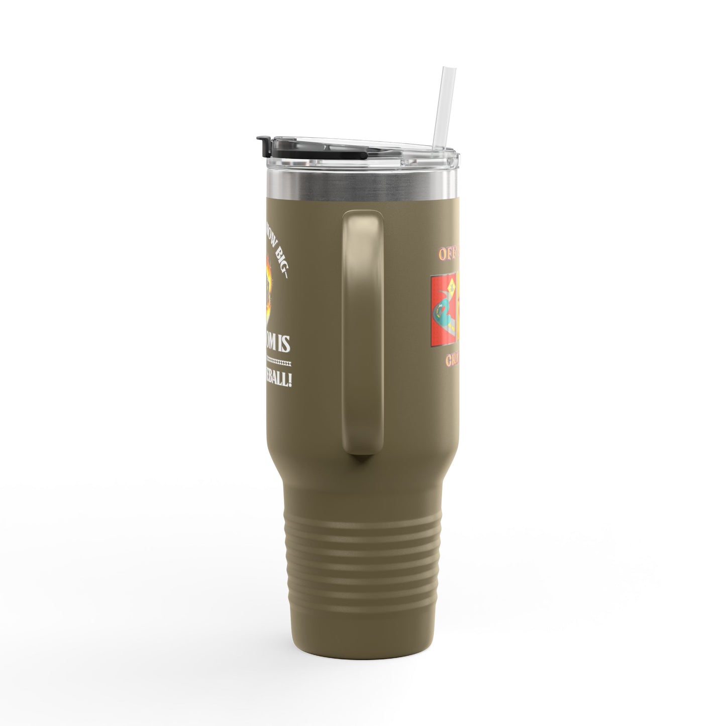 Travel Mug - d&d Spell Cast Fireball Design
