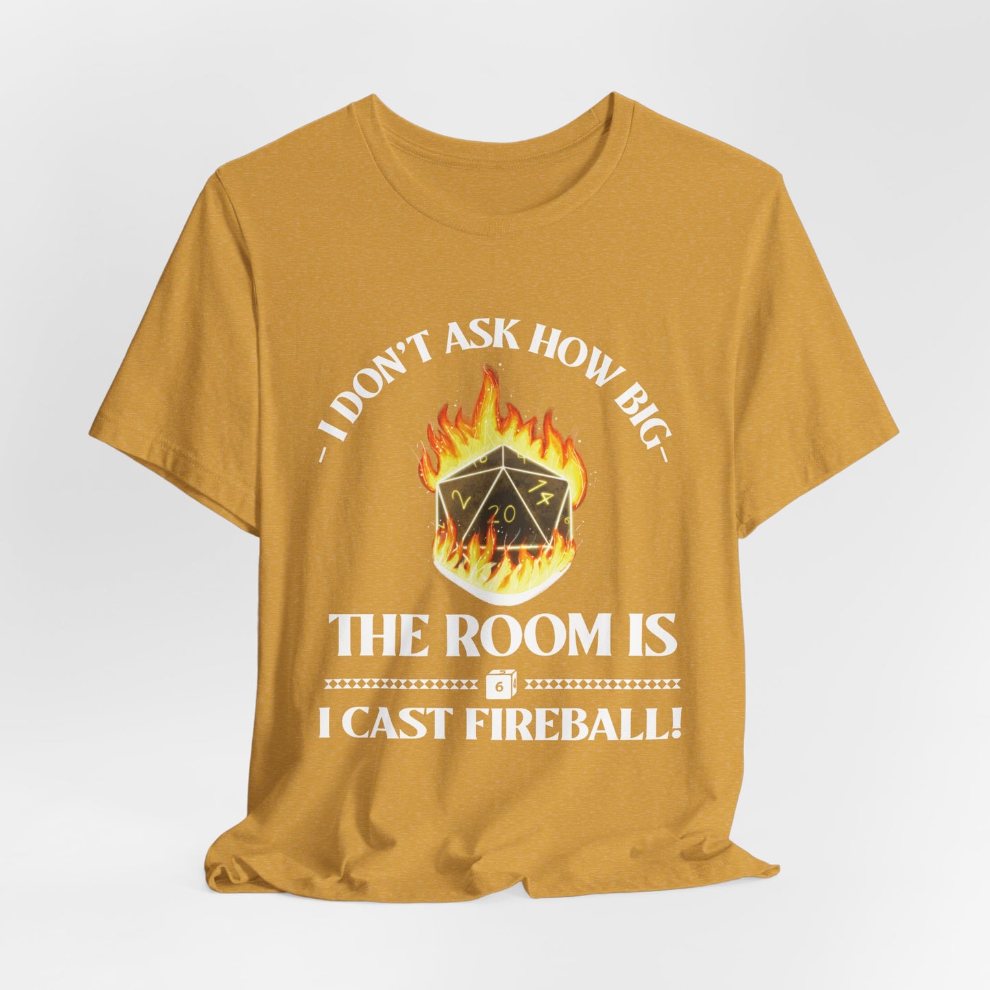 DnD, D&D, Cast fireball Unisex Tee, Introvert Meme Shirt, Funny Graphic Tee, Sarcastic T-Shirt, Humorous Top, Hilarious Quote Tee