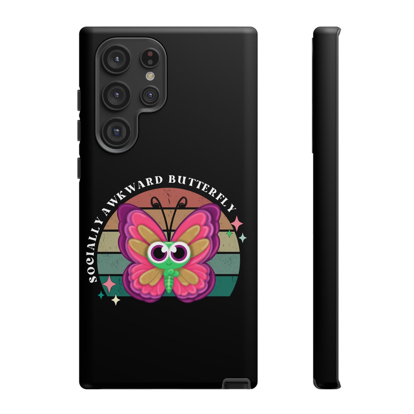Socially Awkward Butterfly phone case Tough Cases