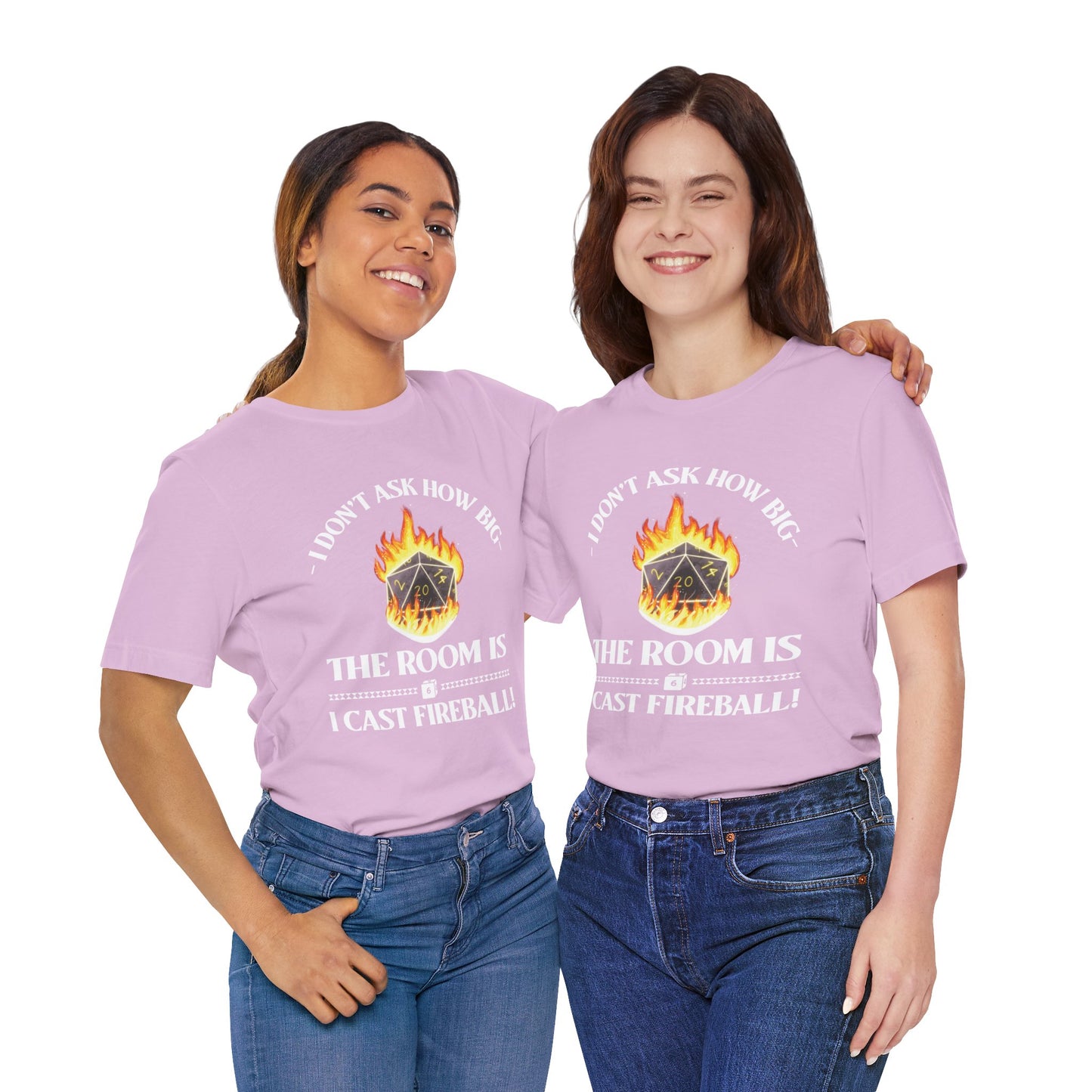 DnD, D&D, Cast fireball Unisex Tee, Introvert Meme Shirt, Funny Graphic Tee, Sarcastic T-Shirt, Humorous Top, Hilarious Quote Tee