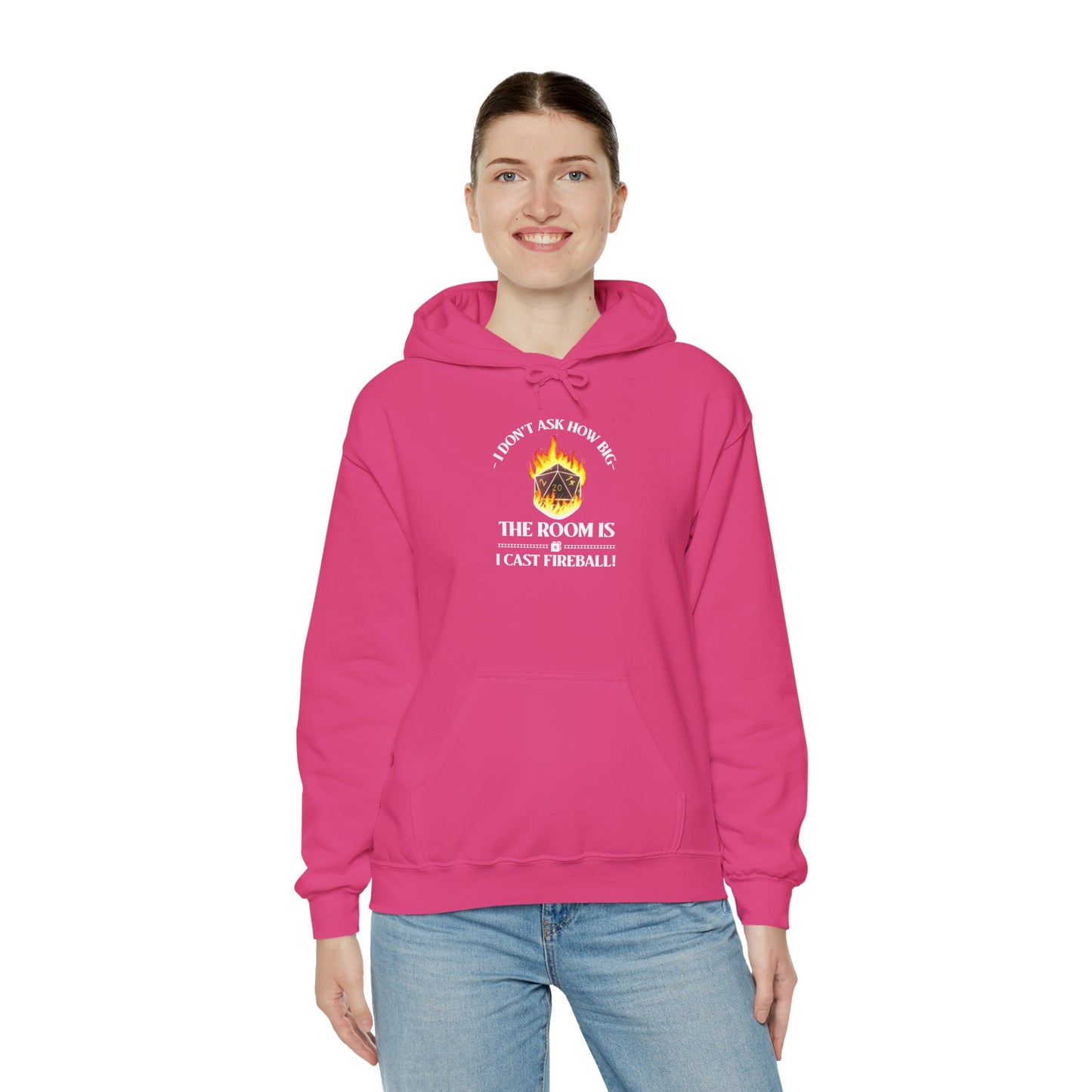 Hoodie - dnd Cast Fireball Design