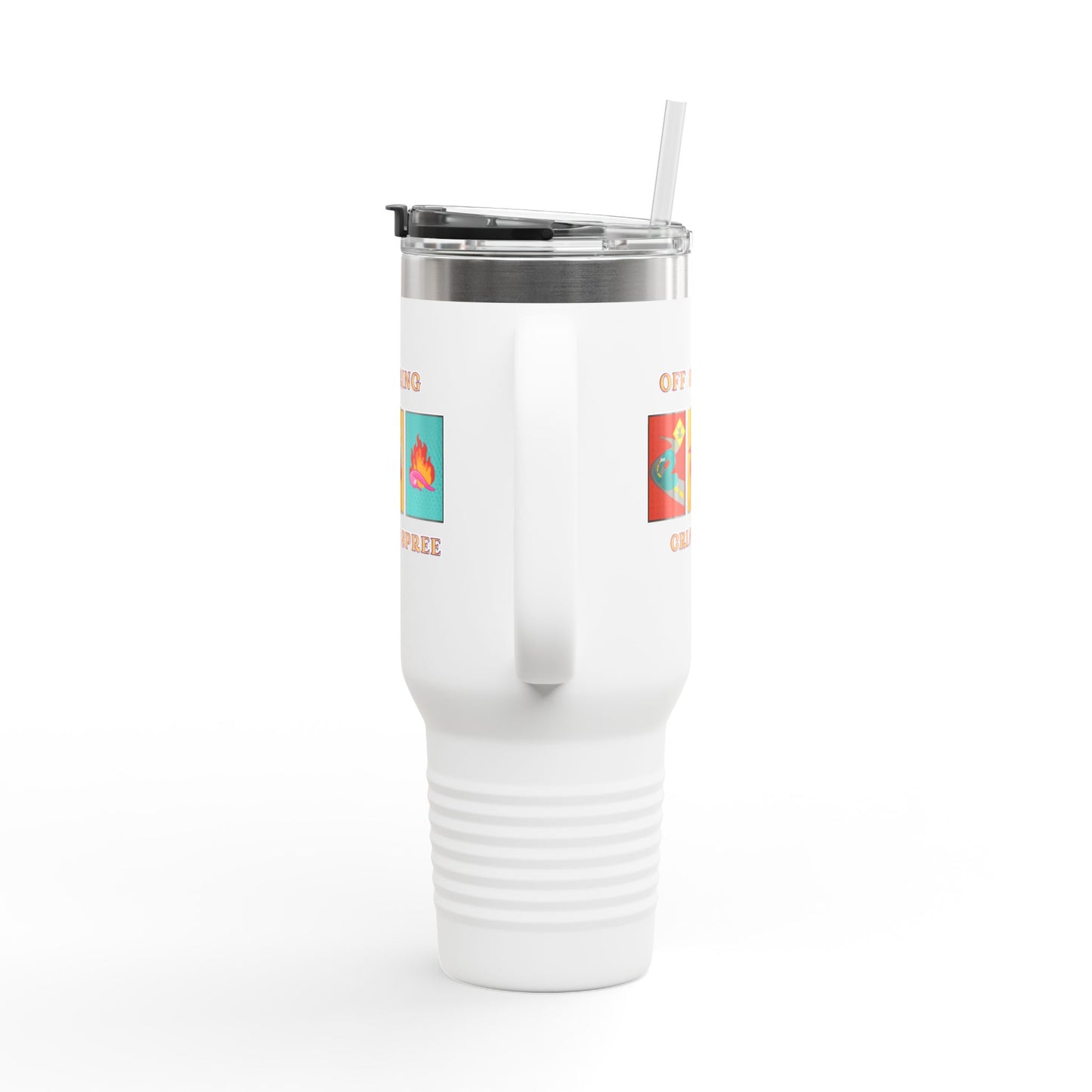 Worm off the String, Crime Spree, Insulated Travel Mug, 40oz