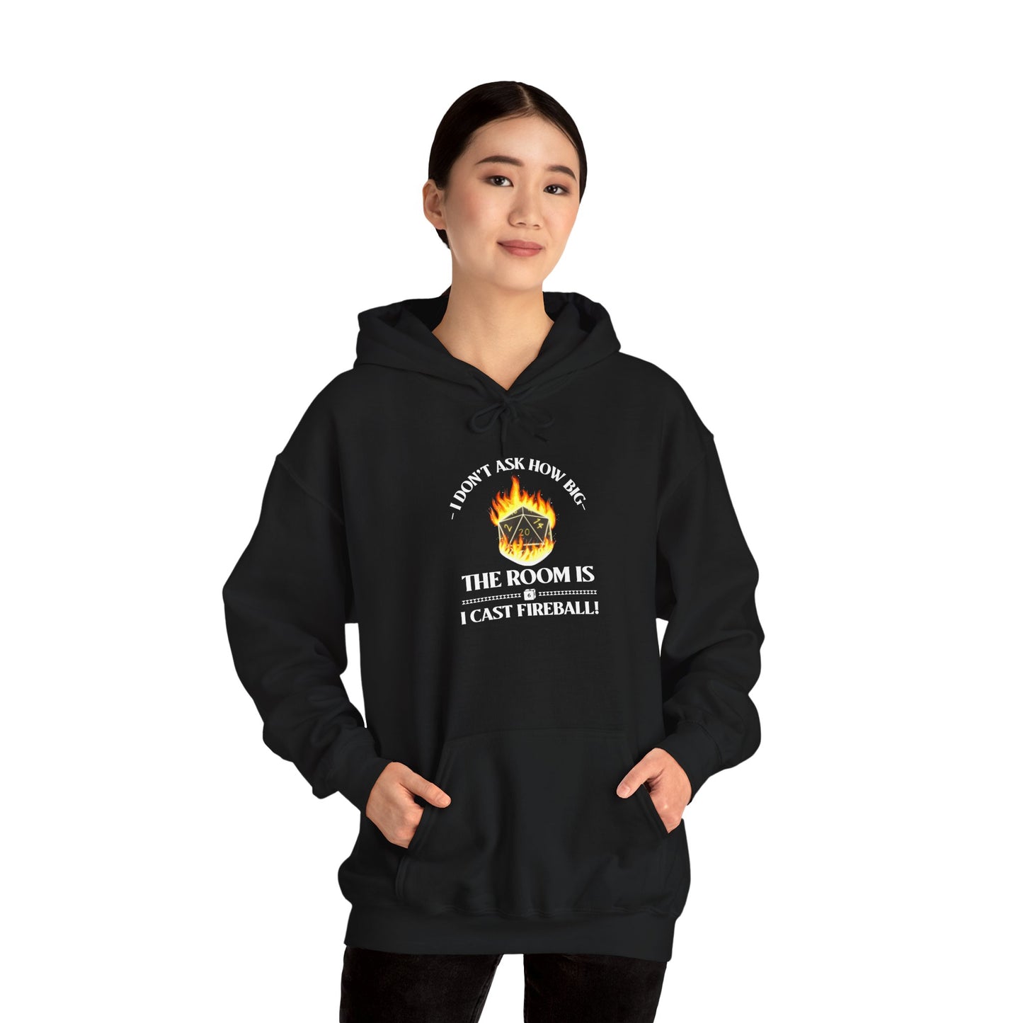 Hoodie - dnd Cast Fireball Design