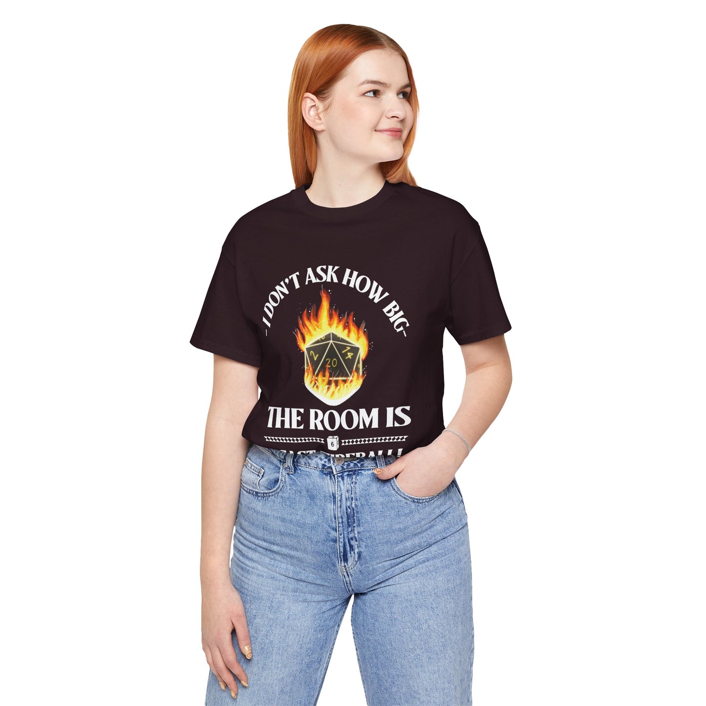 DnD, D&D, Cast fireball Unisex Tee, Introvert Meme Shirt, Funny Graphic Tee, Sarcastic T-Shirt, Humorous Top, Hilarious Quote Tee