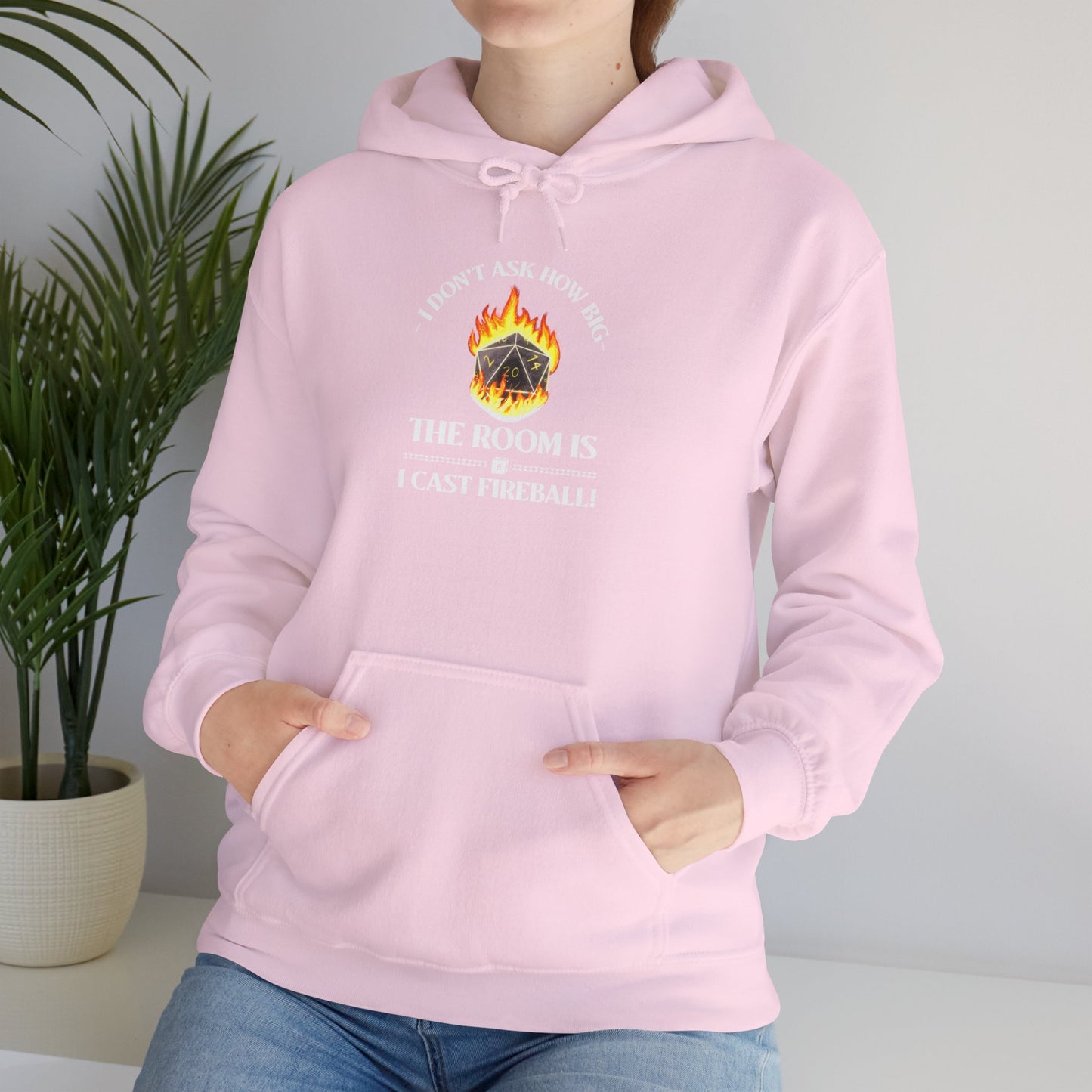 Hoodie - dnd Cast Fireball Design