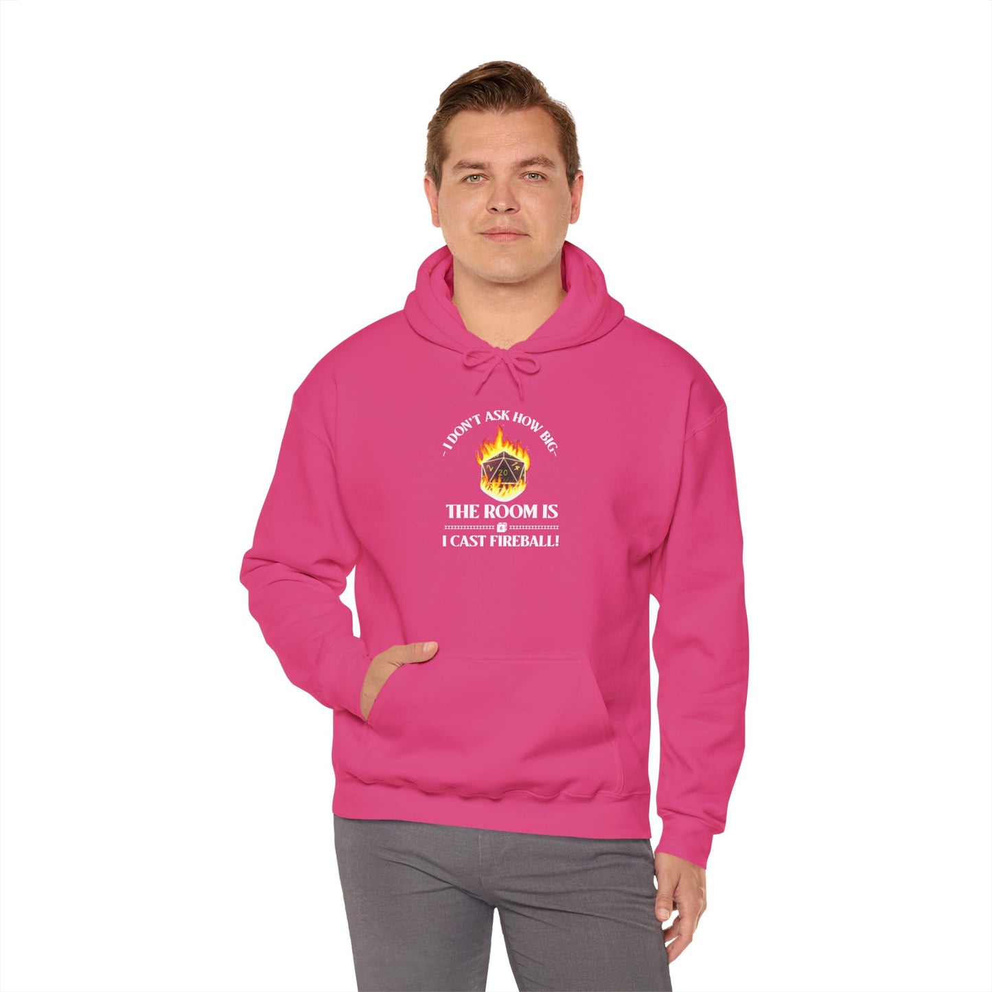 Hoodie - dnd Cast Fireball Design