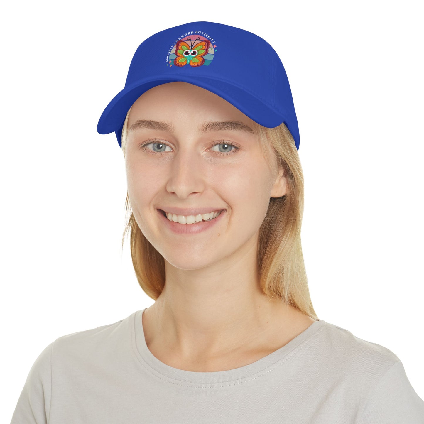 Socially Awkward Butterfly, OTTO, hat, Low Profile Baseball Cap