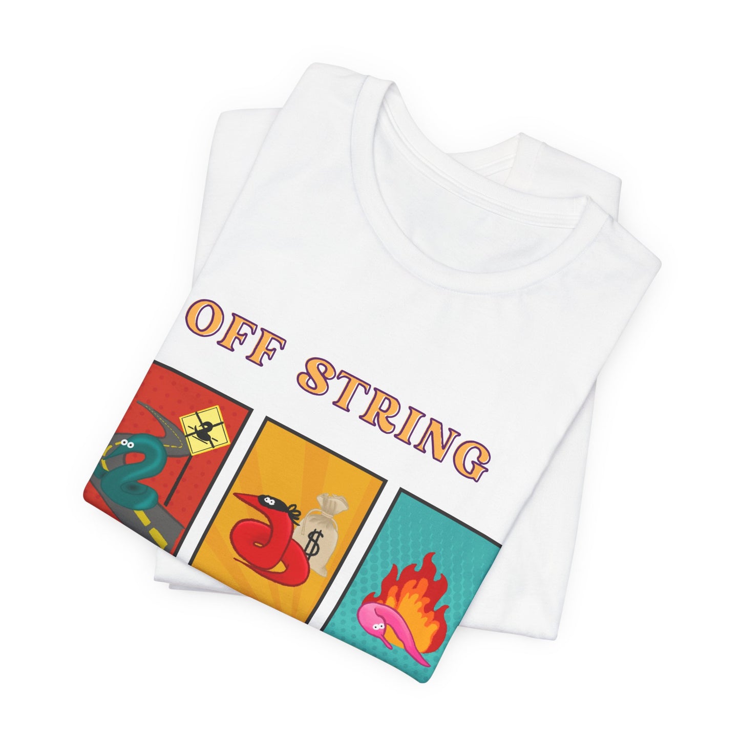 Worm on the String, Worm off the String, Crime Spree, Unisex Jersey Short Sleeve Tee