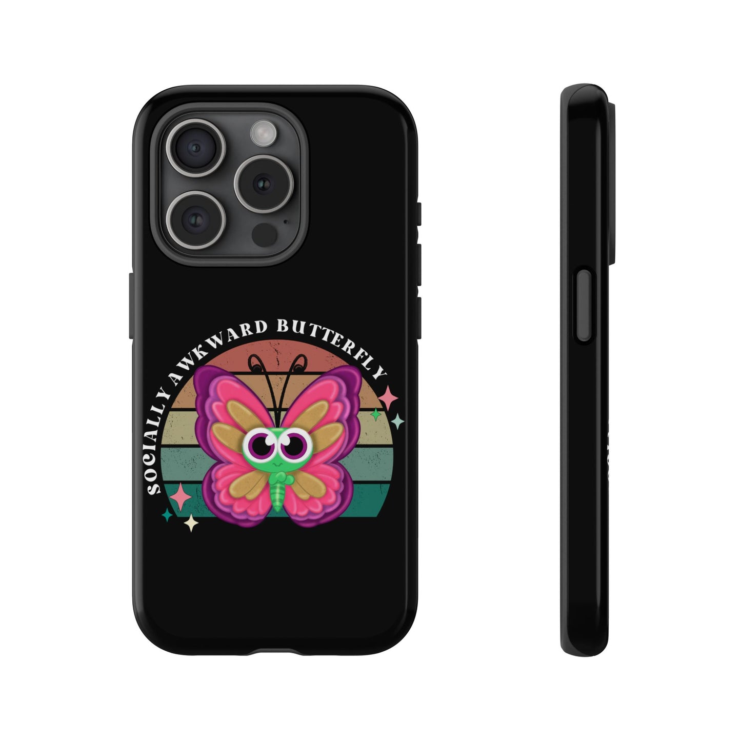 Socially Awkward Butterfly phone case Tough Cases