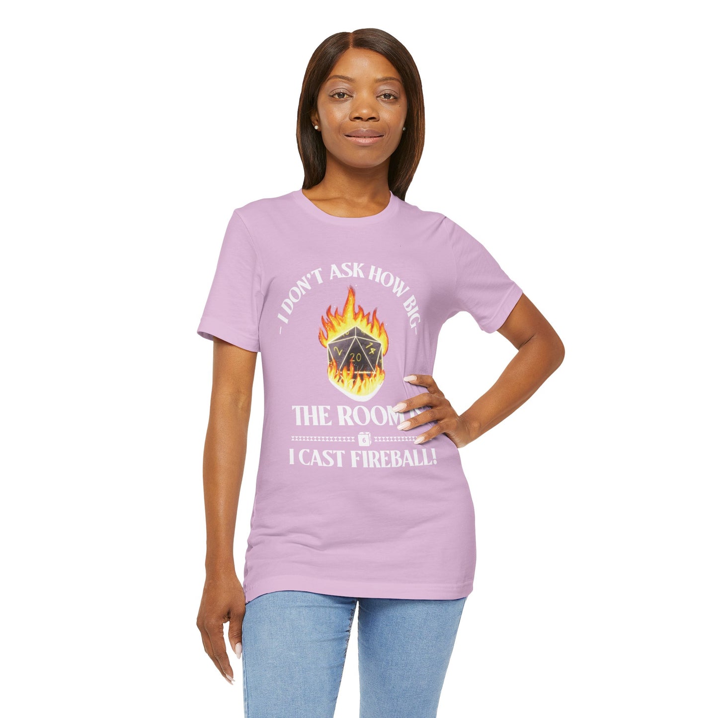 DnD, D&D, Cast fireball Unisex Tee, Introvert Meme Shirt, Funny Graphic Tee, Sarcastic T-Shirt, Humorous Top, Hilarious Quote Tee