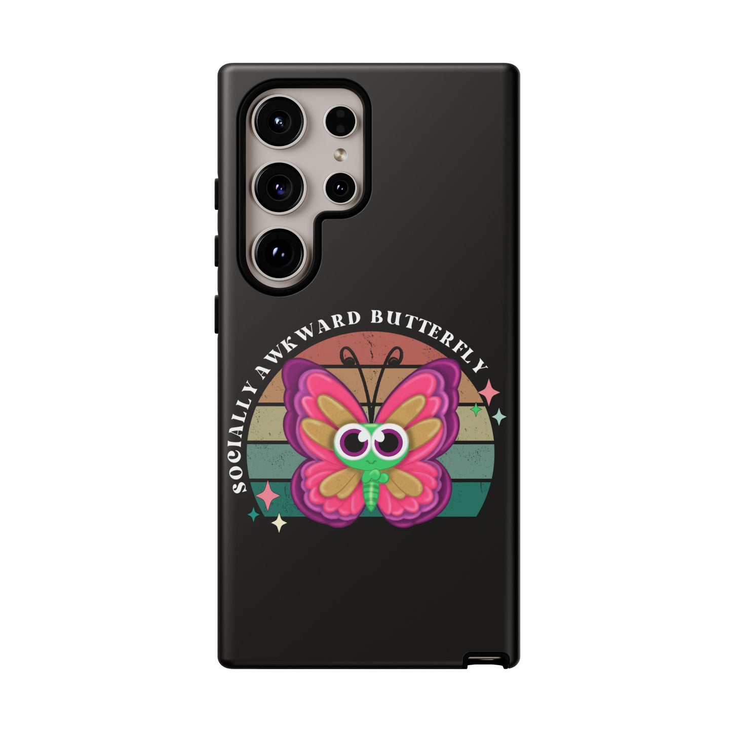 Socially Awkward Butterfly phone case Tough Cases