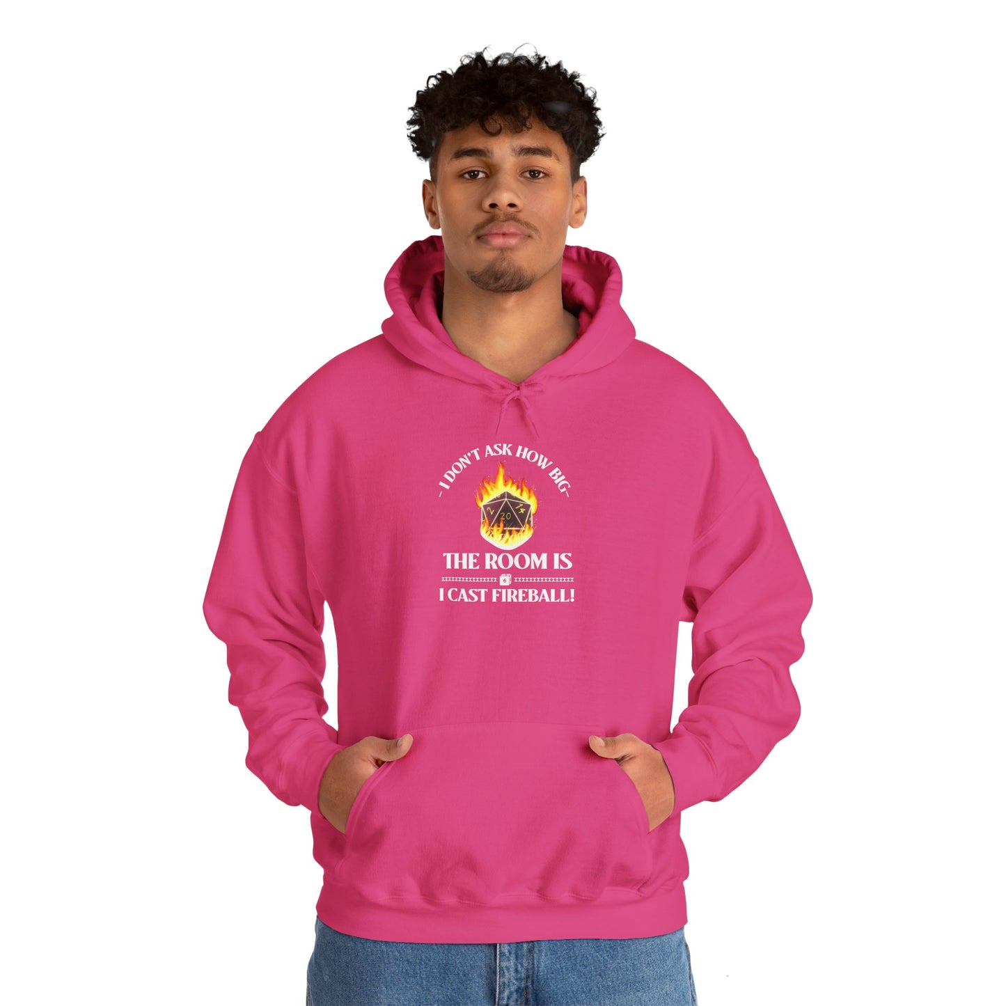Hoodie - dnd Cast Fireball Design