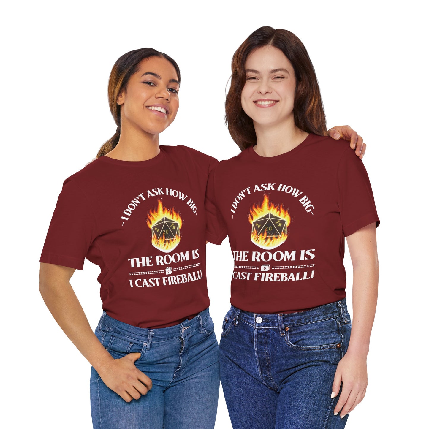 DnD, D&D, Cast fireball Unisex Tee, Introvert Meme Shirt, Funny Graphic Tee, Sarcastic T-Shirt, Humorous Top, Hilarious Quote Tee