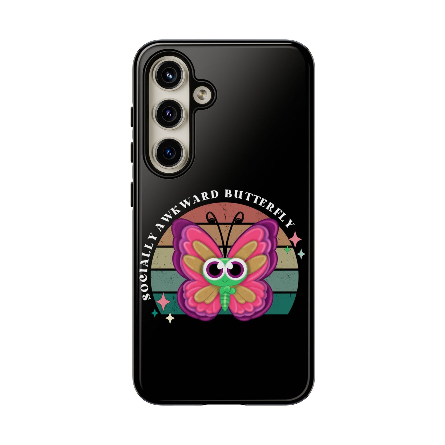 Socially Awkward Butterfly phone case Tough Cases