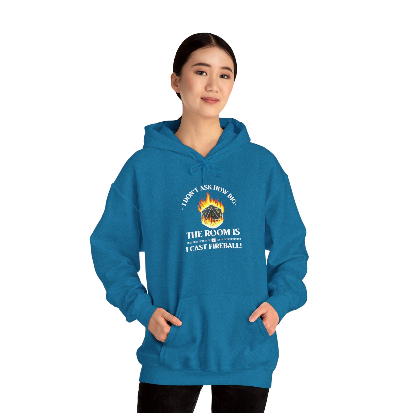 Hoodie - dnd Cast Fireball Design