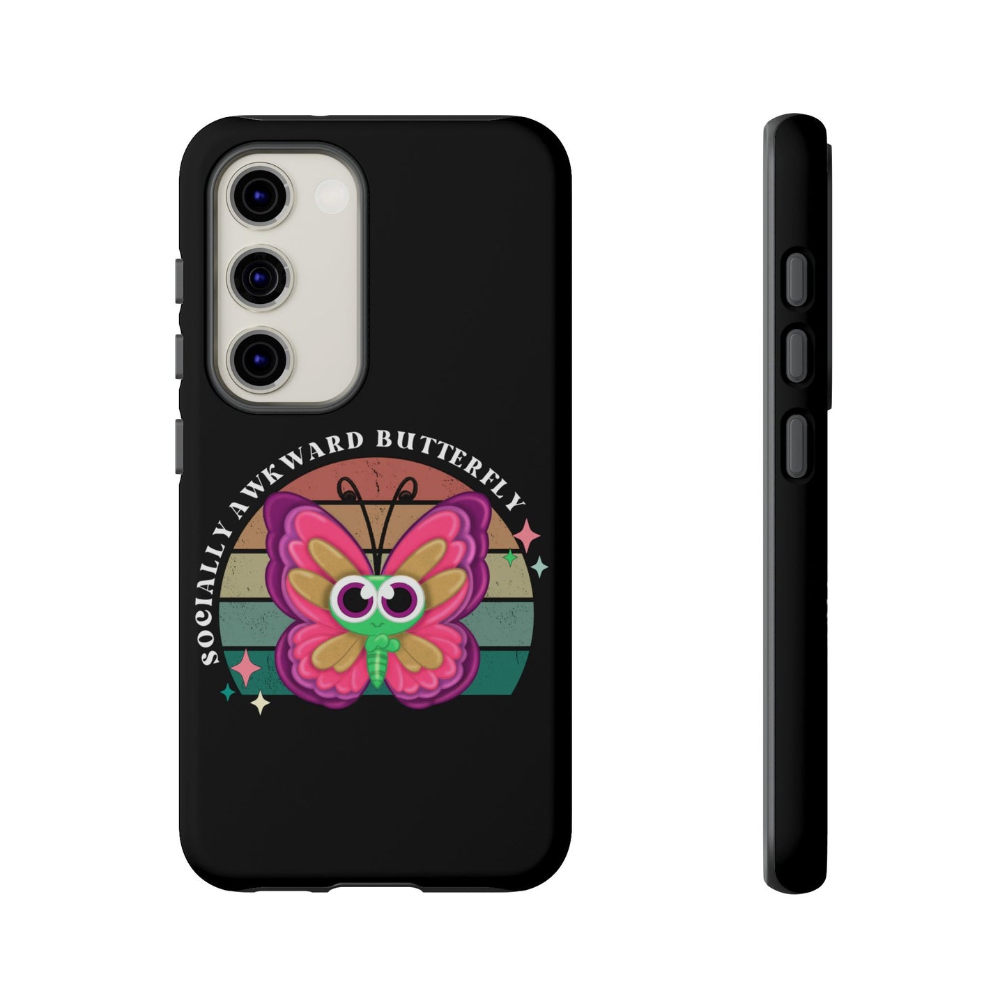 Socially Awkward Butterfly phone case Tough Cases