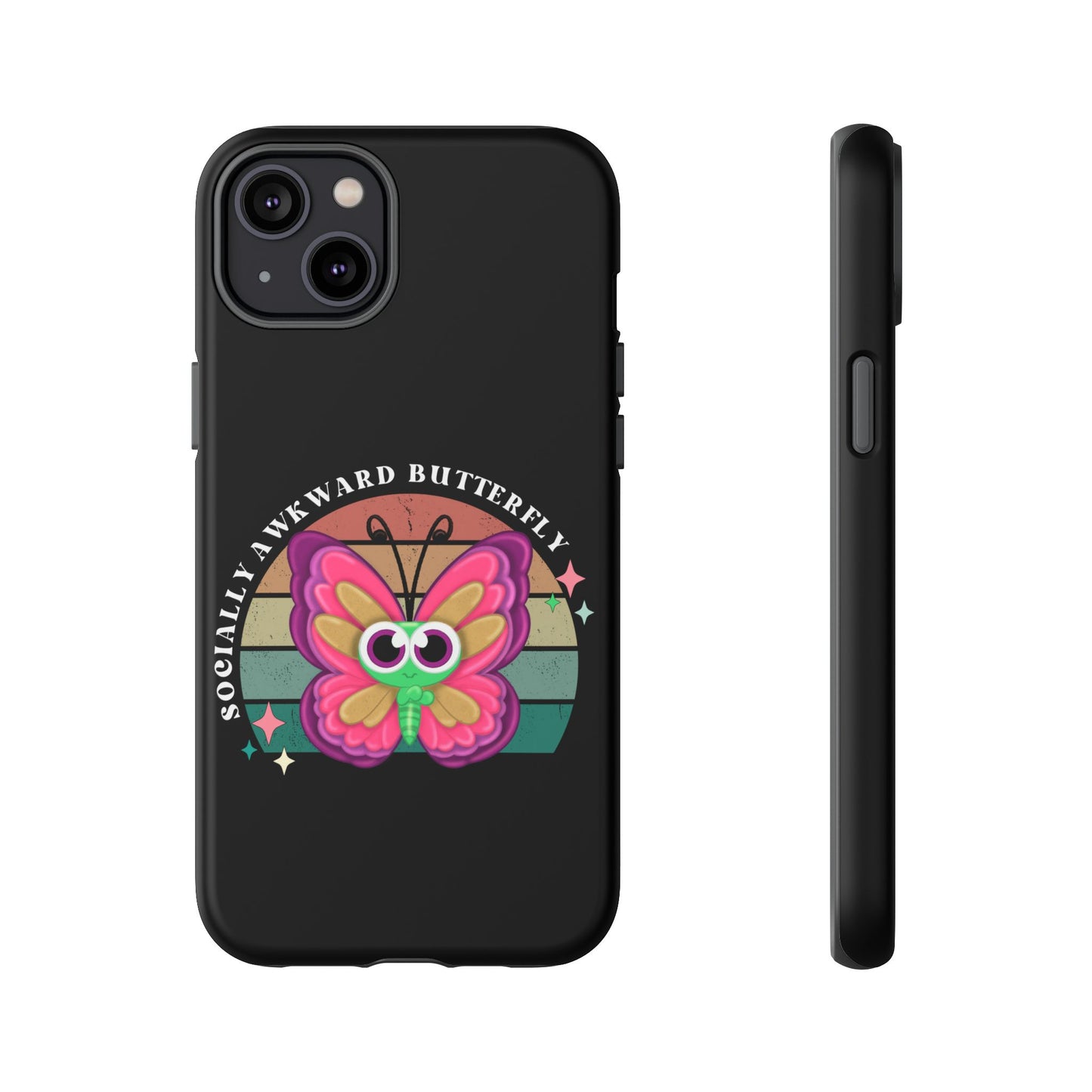 Socially Awkward Butterfly phone case Tough Cases