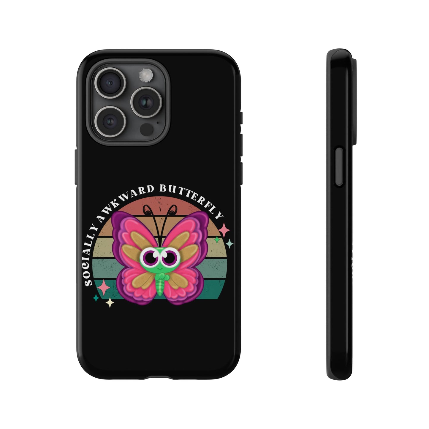 Socially Awkward Butterfly phone case Tough Cases