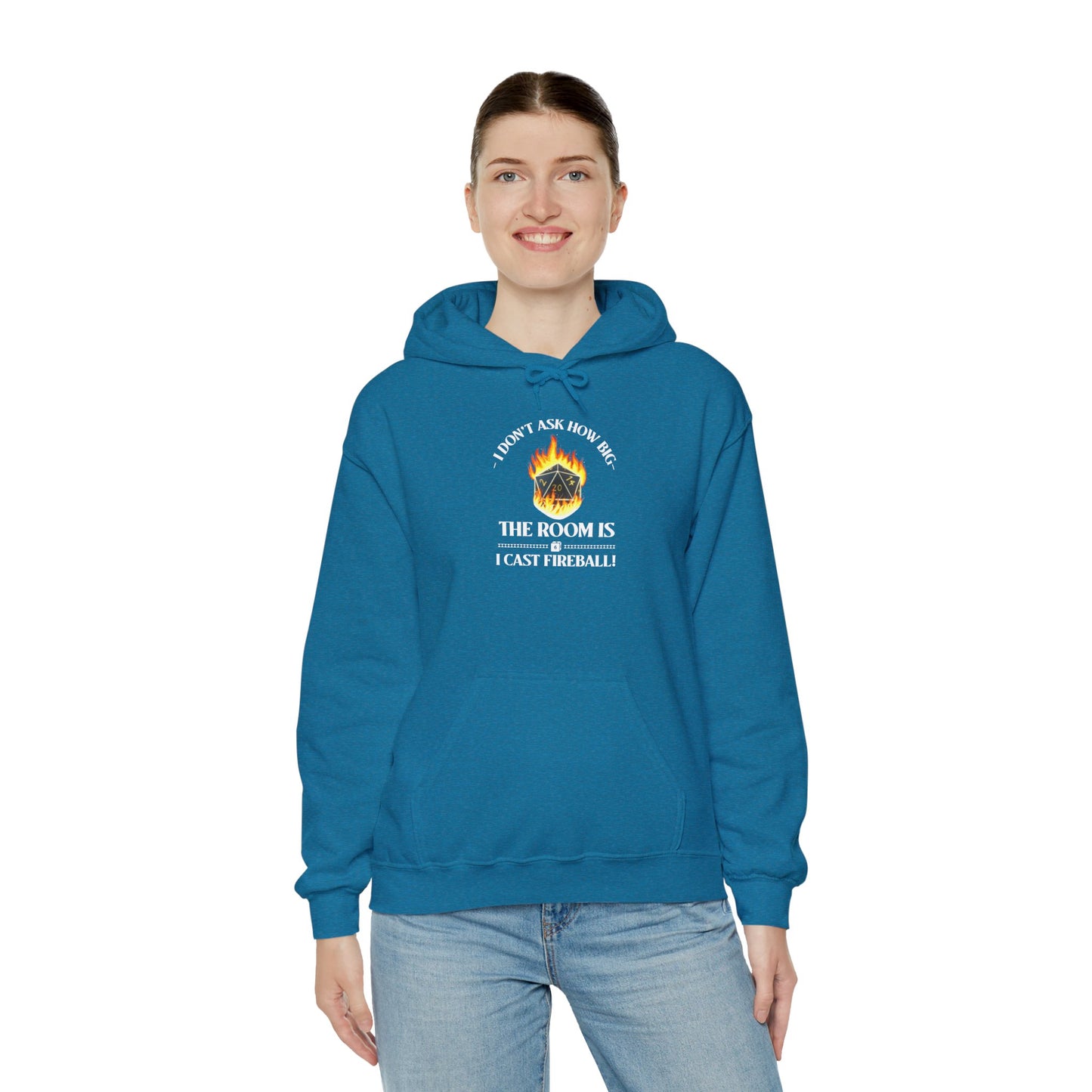 Hoodie - dnd Cast Fireball Design