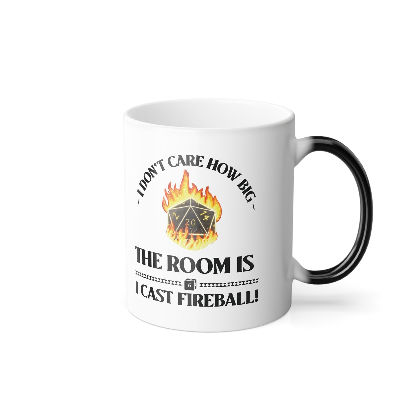 Mug - d&d Spell Cast Fireball Color Morphing Mug, 11oz